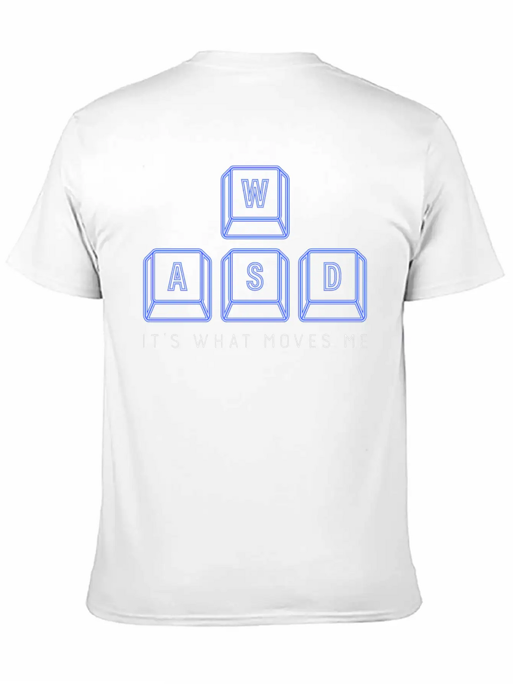 WASD Gamer Boys Keyboard Keys PC Gaming Unisex Casual T-Shirt – Clean Design For Daily Comfort