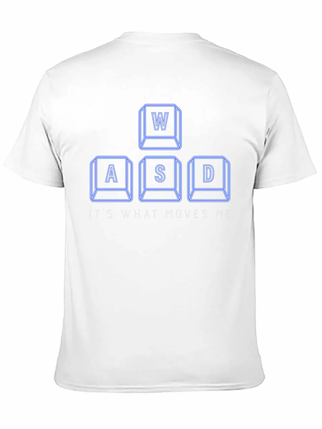 WASD Gamer Boys Keyboard Keys PC Gaming Unisex Casual T-Shirt – Clean Design For Daily Comfort