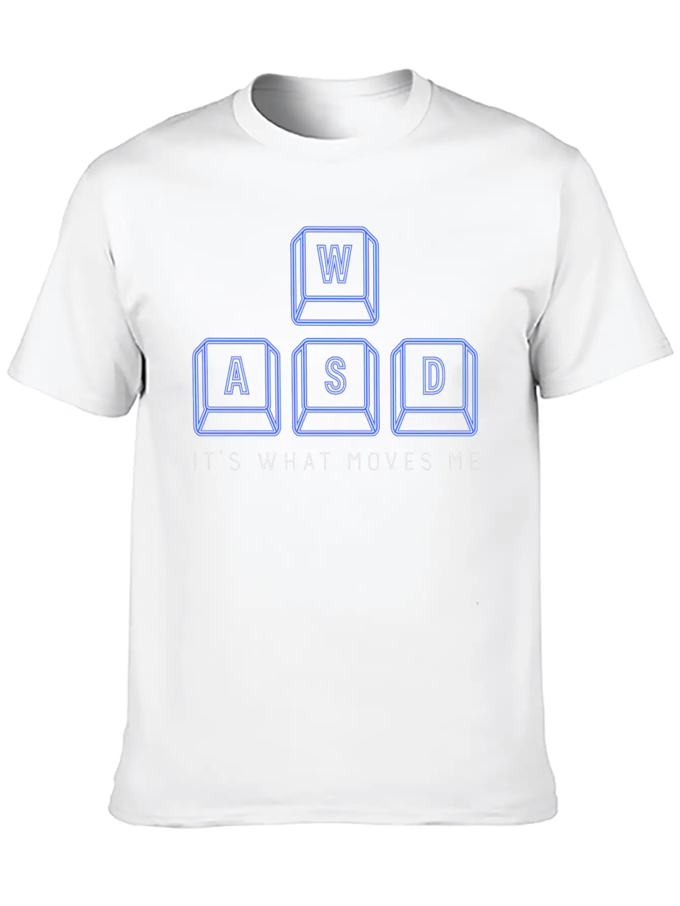 WASD Gamer Boys Keyboard Keys PC Gaming Unisex Casual T-Shirt – Clean Design For Daily Comfort