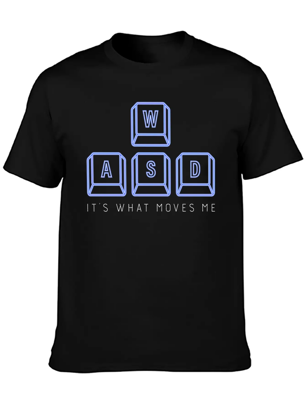 WASD Gamer Boys Keyboard Keys PC Gaming Unisex Casual T-Shirt – Clean Design For Daily Comfort