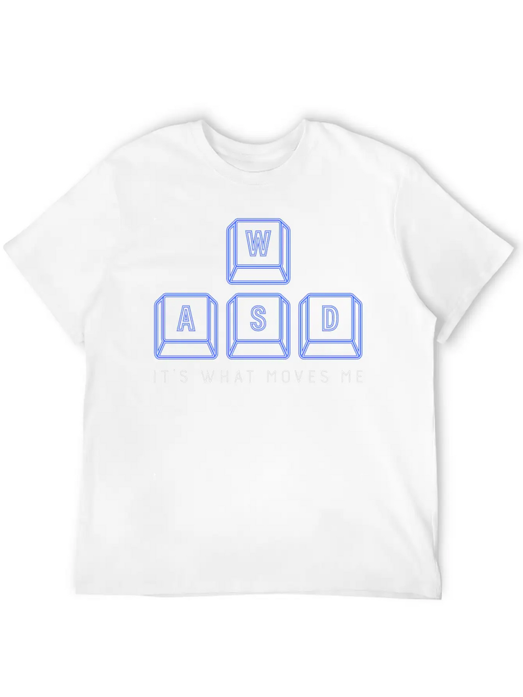 WASD Gamer Boys Keyboard Keys PC Gaming Unisex Casual T-Shirt – Clean Design For Daily Comfort