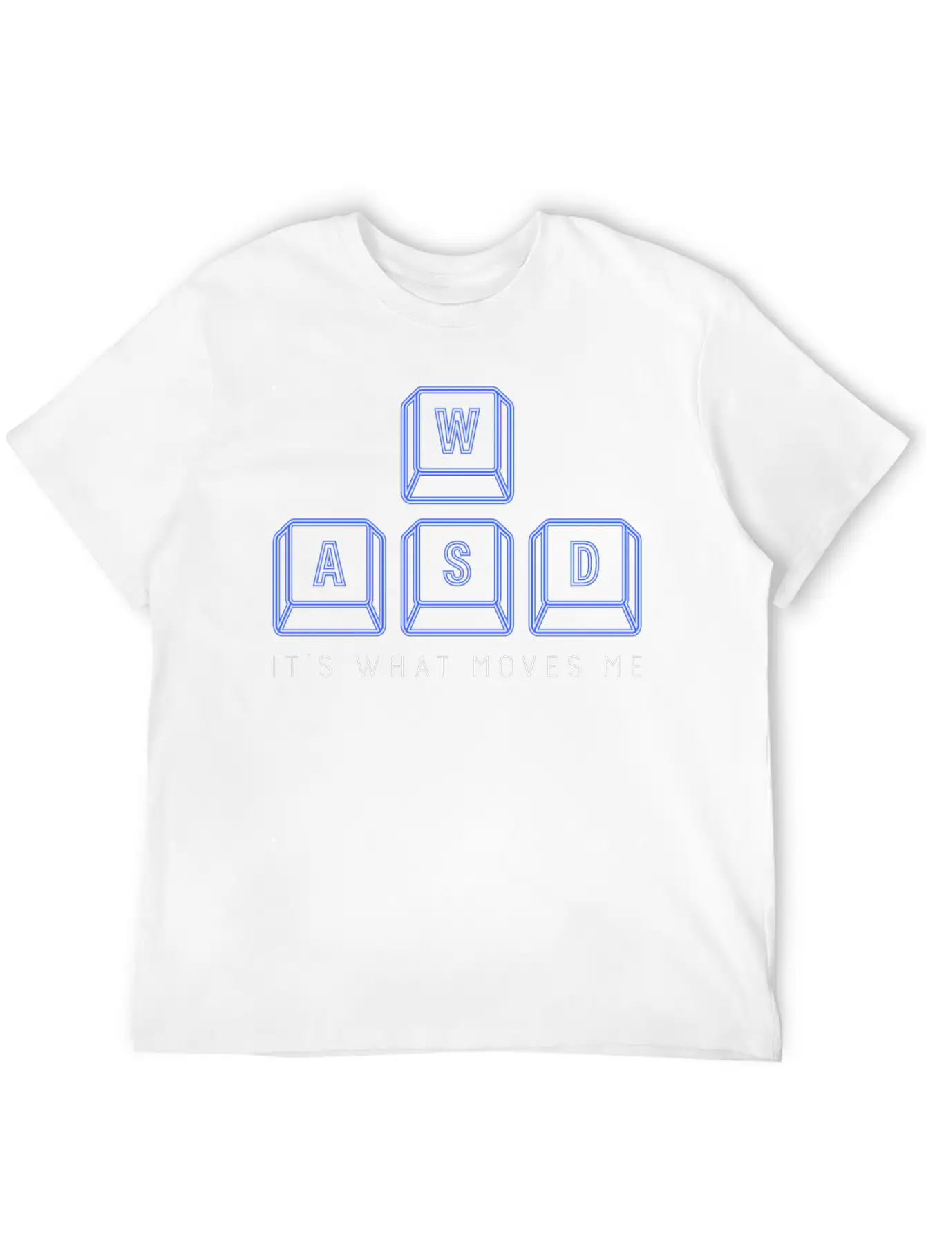 WASD Gamer Boys Keyboard Keys PC Gaming Unisex Casual T-Shirt – Clean Design For Daily Comfort