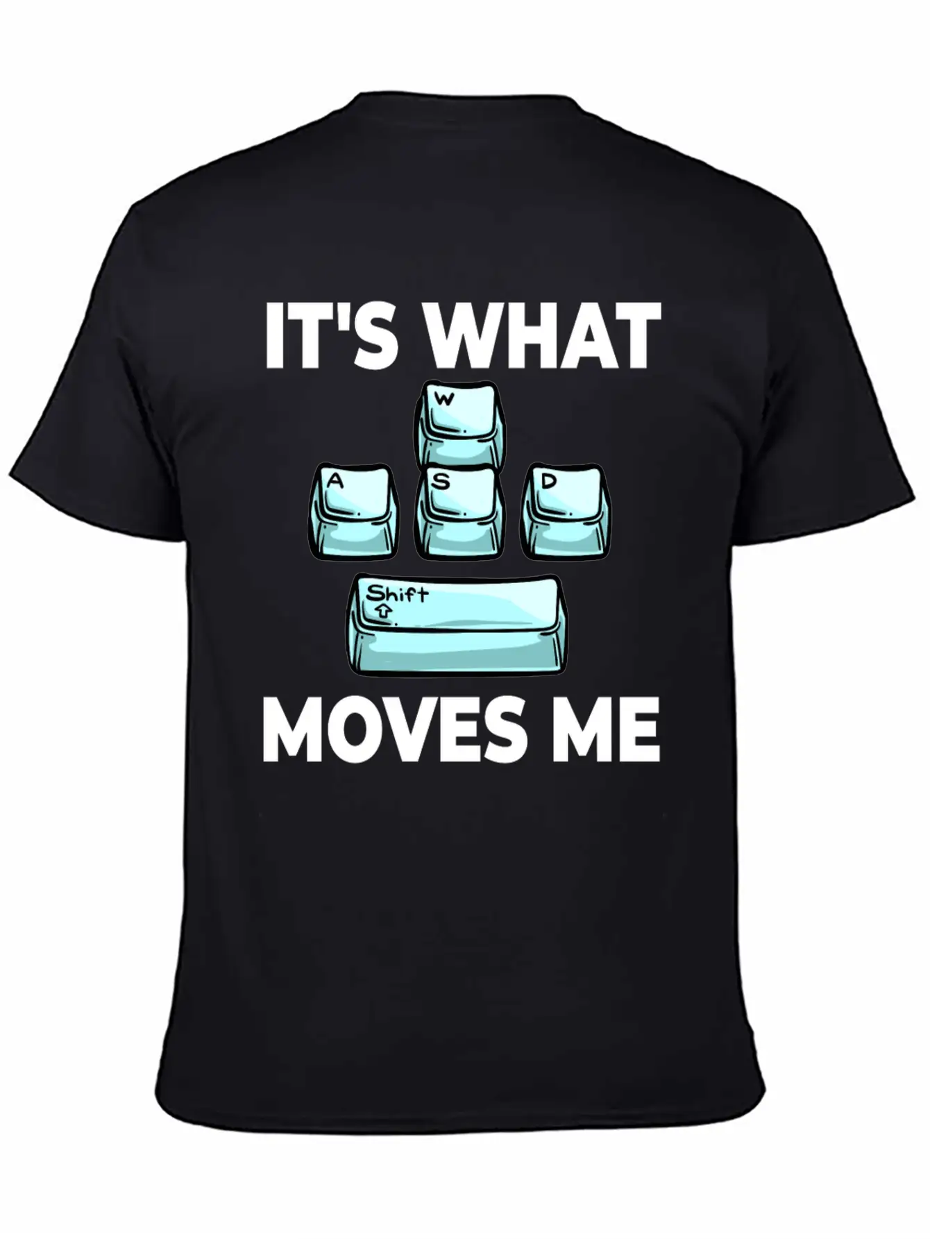 WASD Gaming Keyboard Keycap Player Breathable Soft Cotton T-Shirt – Timeless Casual Look