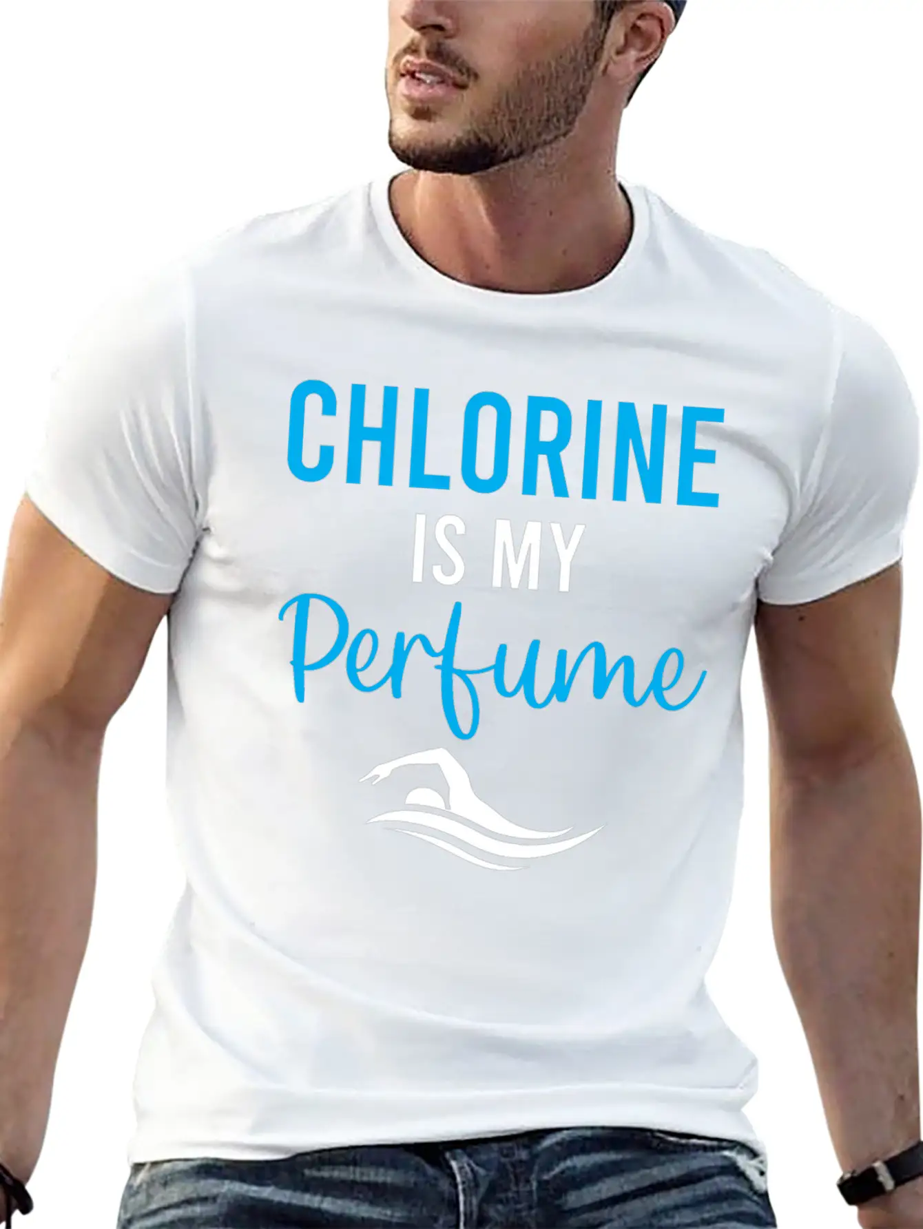 Water Polo - Chlorine Is My Perfume - Watersport Unisex Short Sleeve Soft Cotton T-Shirt – Casual Everyday Wear