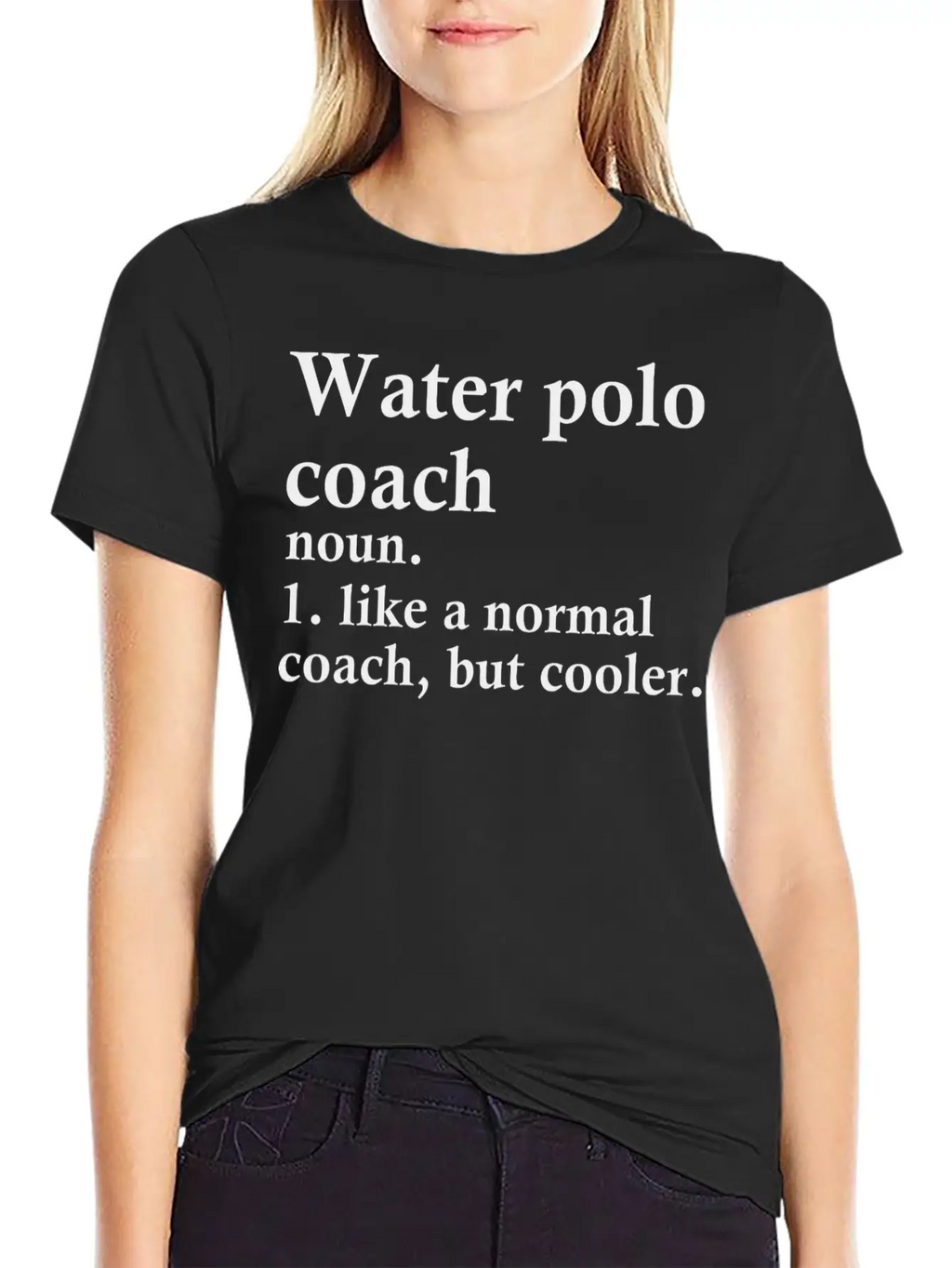 Water Polo Coach Definition Unisex Short Sleeve Soft Cotton T-Shirt – Casual Everyday Wear