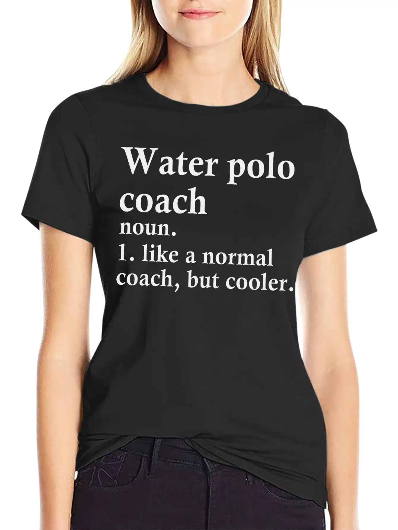 Water Polo Coach Definition Unisex Short Sleeve Soft Cotton T-Shirt – Casual Everyday Wear