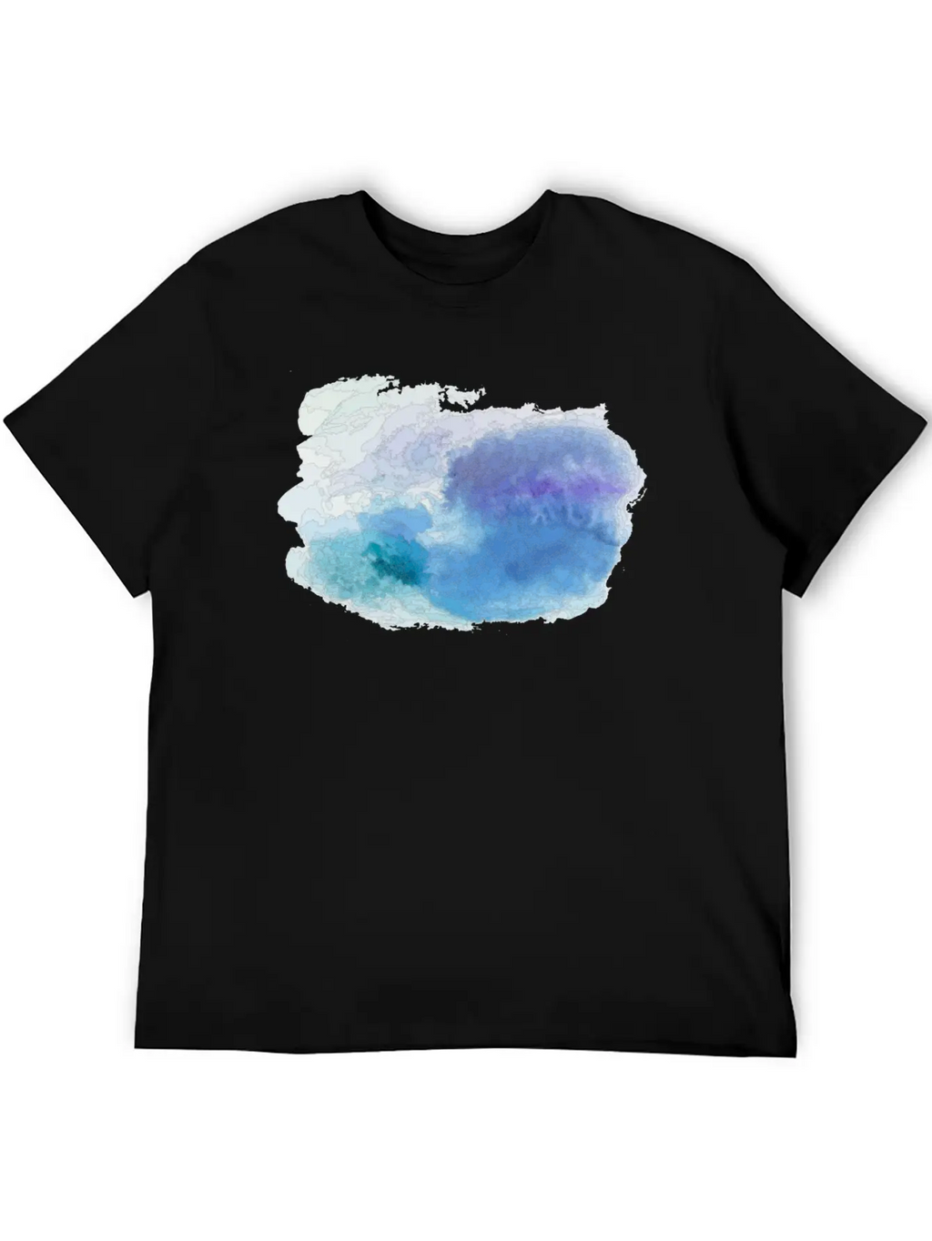 Watercolor Unisex Casual T-Shirt – Clean Design For Daily Comfort