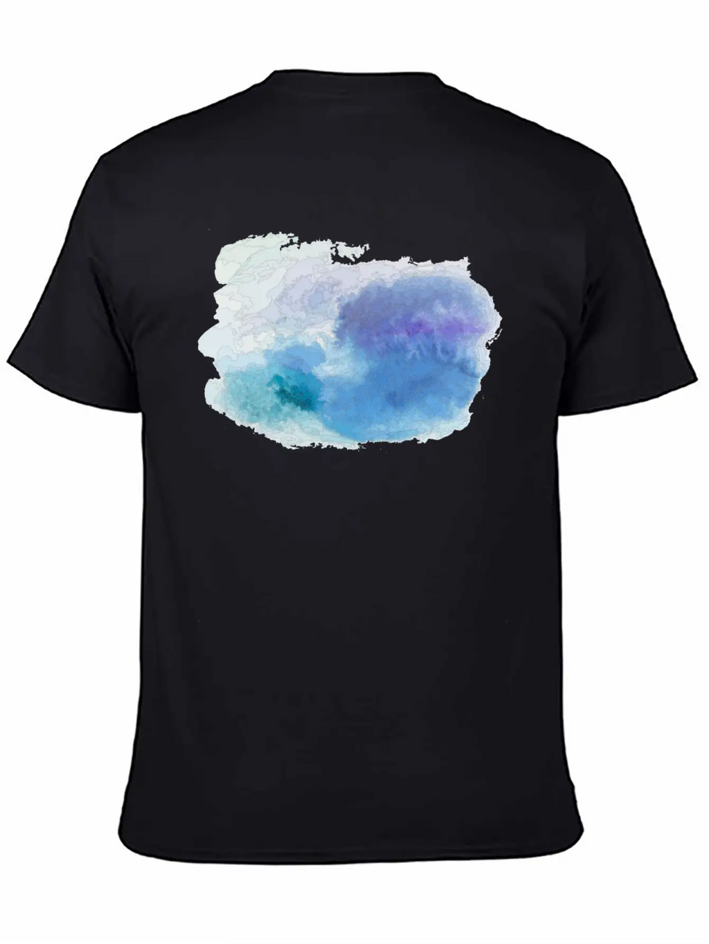 Watercolor Unisex Casual T-Shirt – Clean Design For Daily Comfort