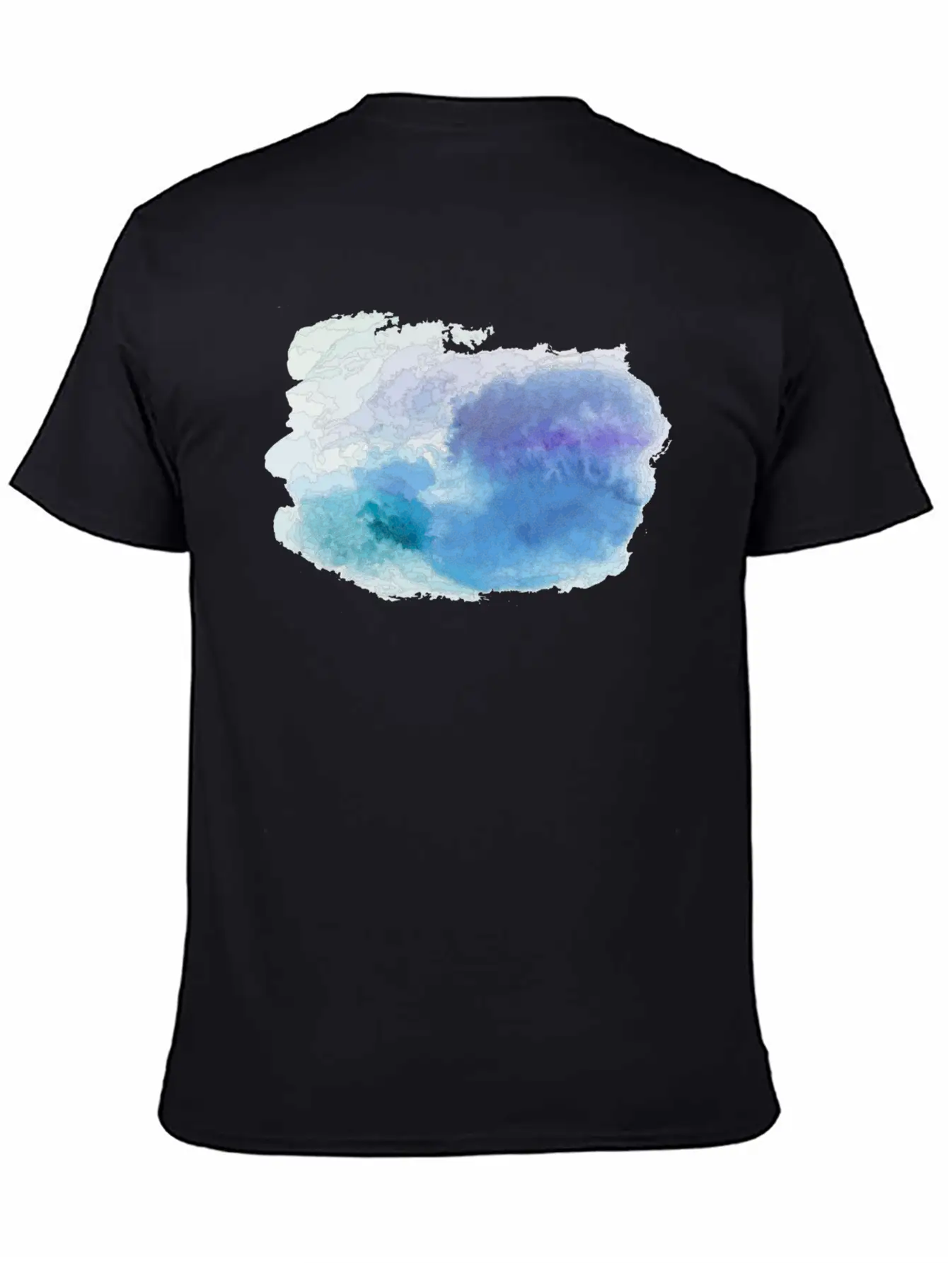 Watercolor Unisex Casual T-Shirt – Clean Design For Daily Comfort