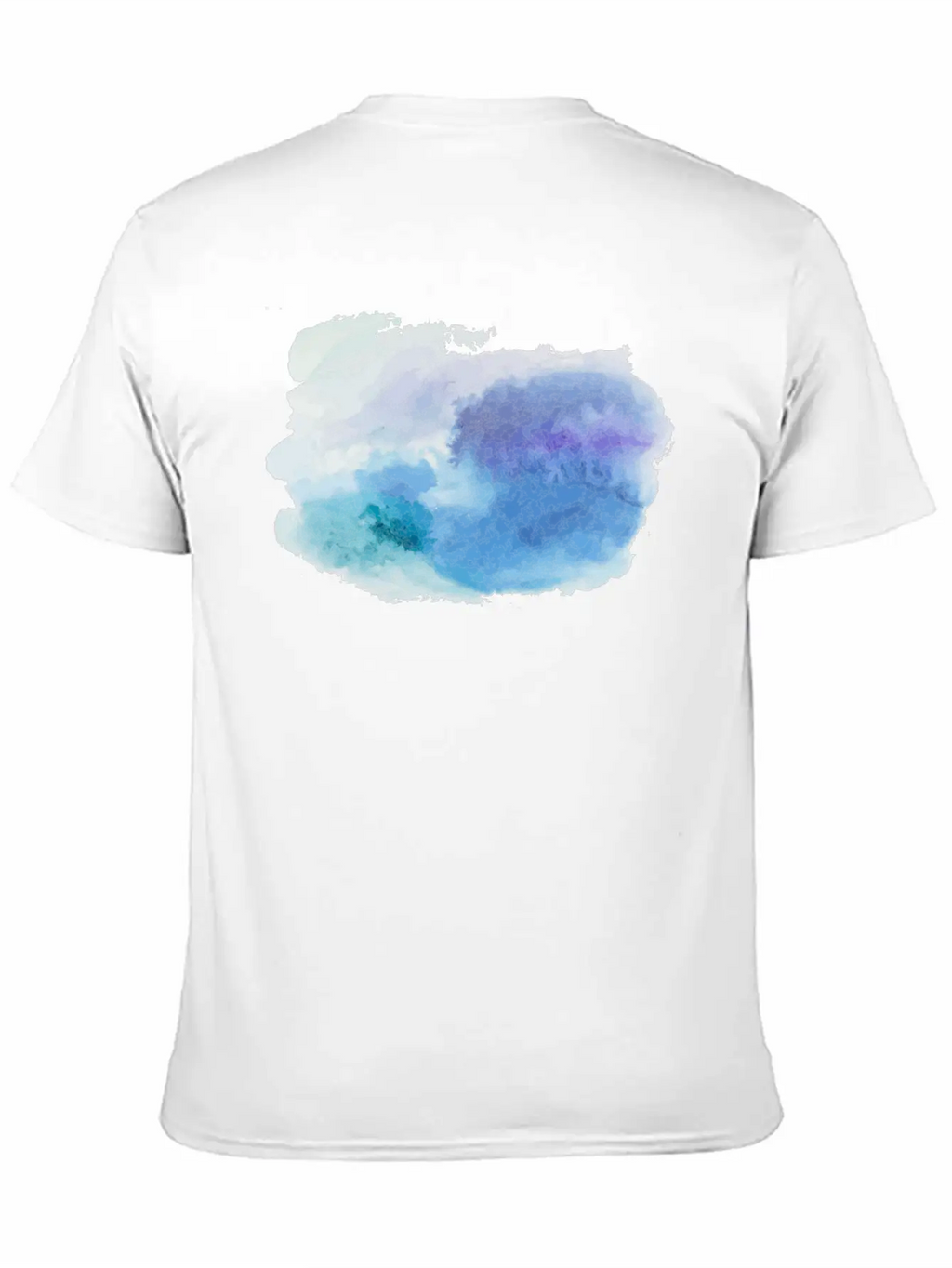 Watercolor Unisex Casual T-Shirt – Clean Design For Daily Comfort