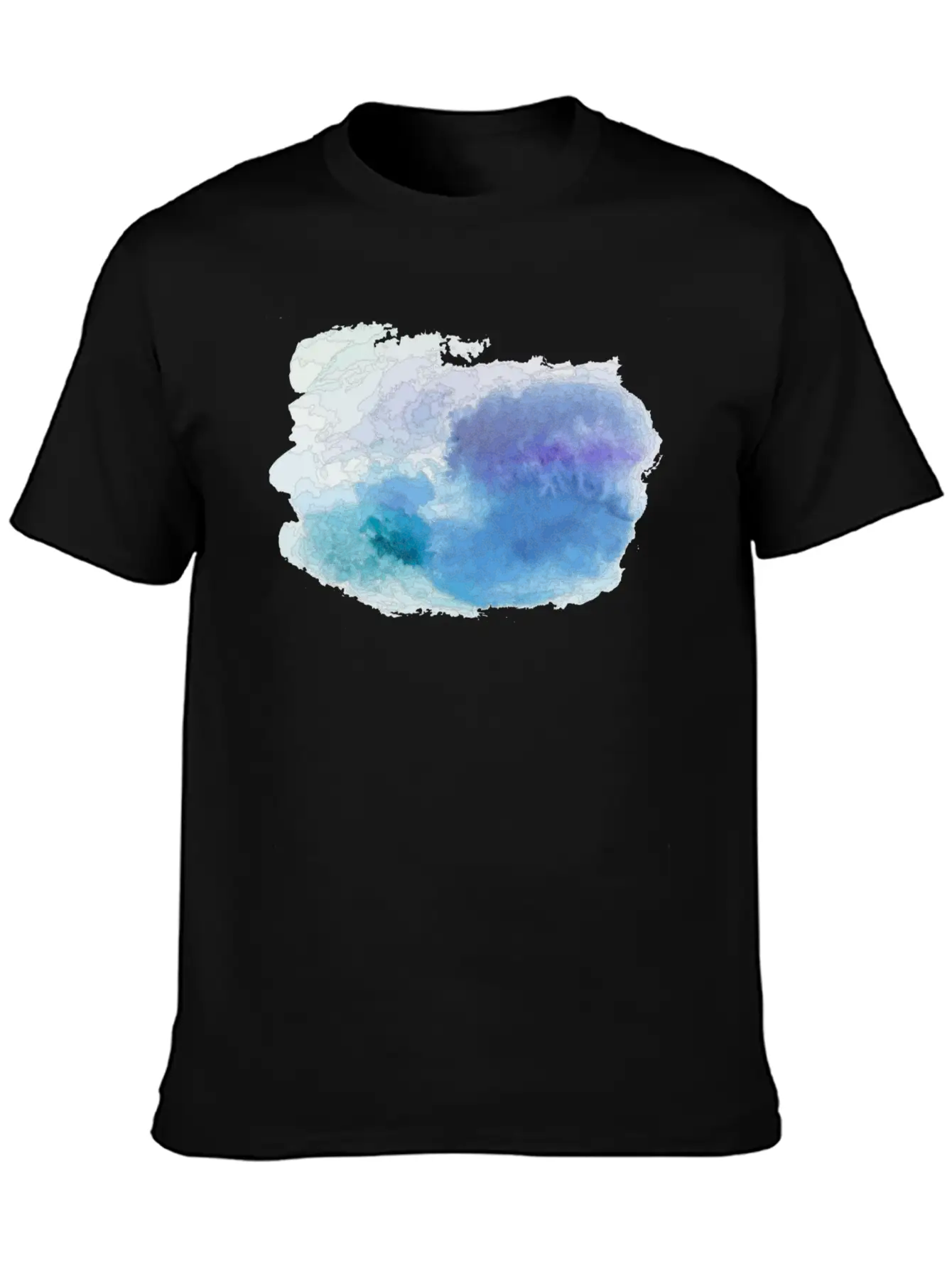 Watercolor Unisex Casual T-Shirt – Clean Design For Daily Comfort