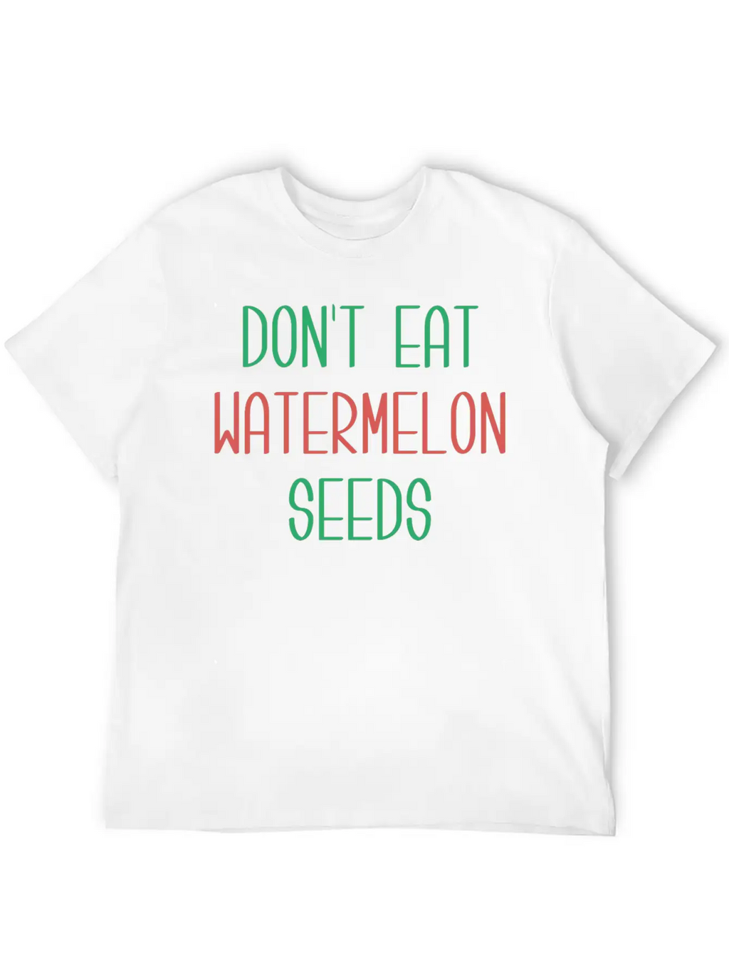 Watermelon Seeds Essential Cotton Tee For Daily Outfits – Unisex Style