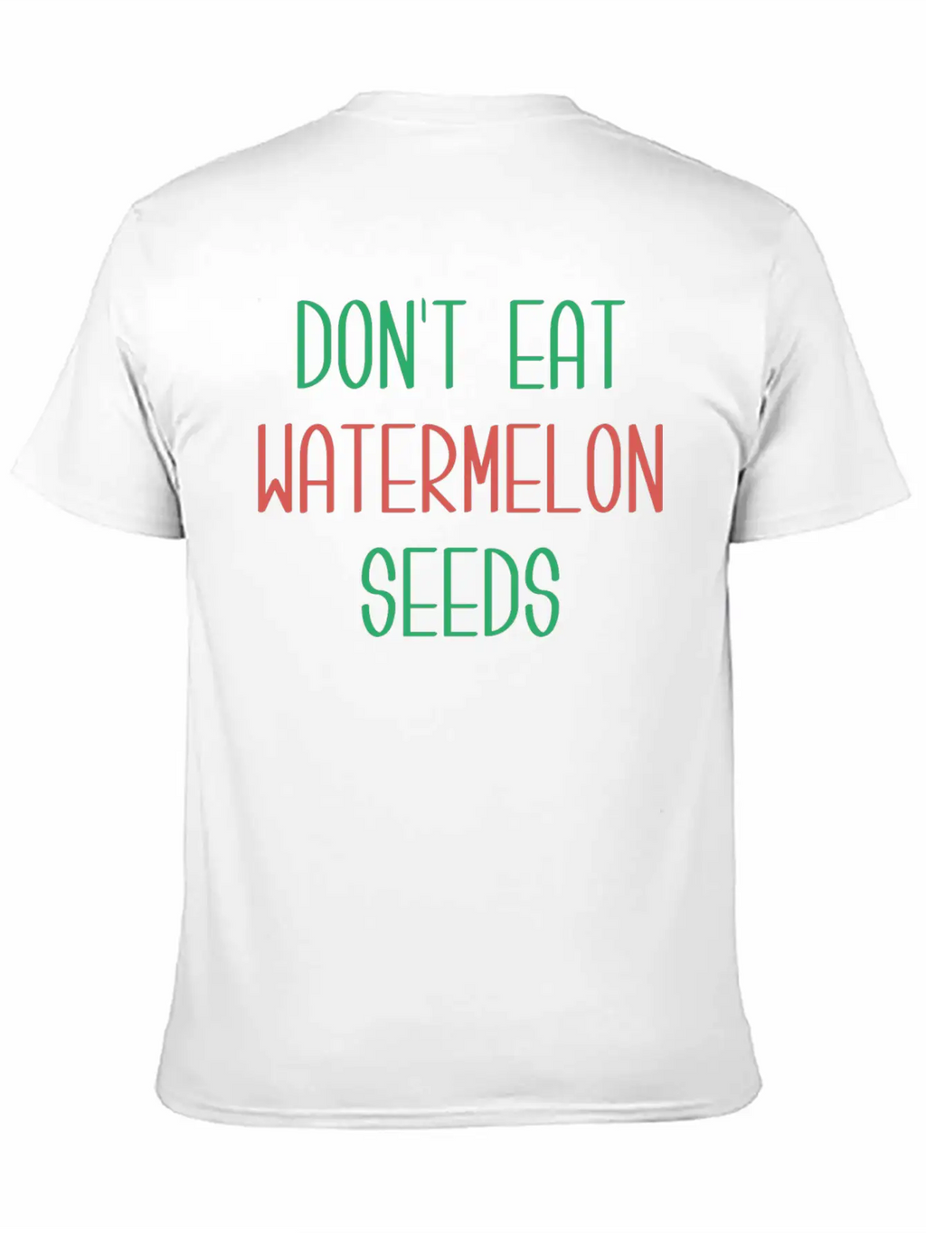 Watermelon Seeds Essential Cotton Tee For Daily Outfits – Unisex Style