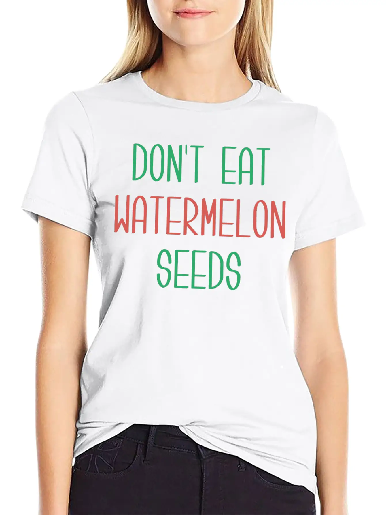 Watermelon Seeds Essential Cotton Tee For Daily Outfits – Unisex Style