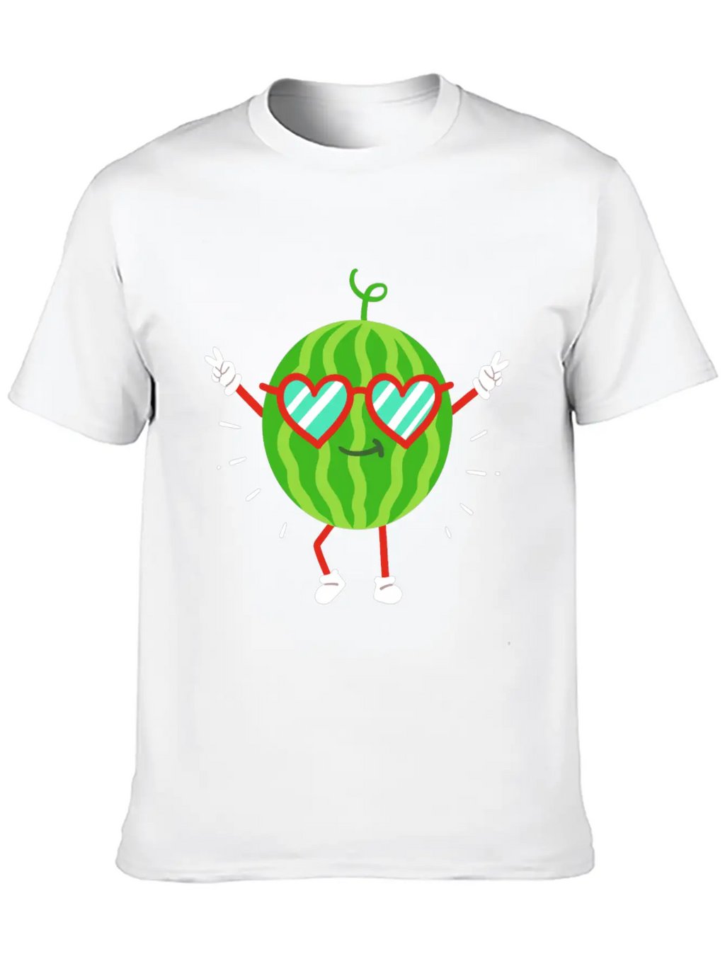 Watermelon Summer Kawaii Unisex Casual T-Shirt – Clean Design For Daily Comfort