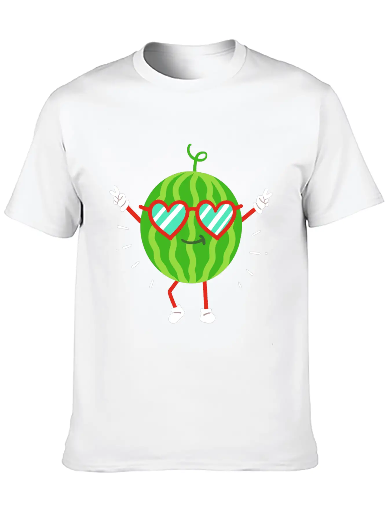 Watermelon Summer Kawaii Unisex Casual T-Shirt – Clean Design For Daily Comfort