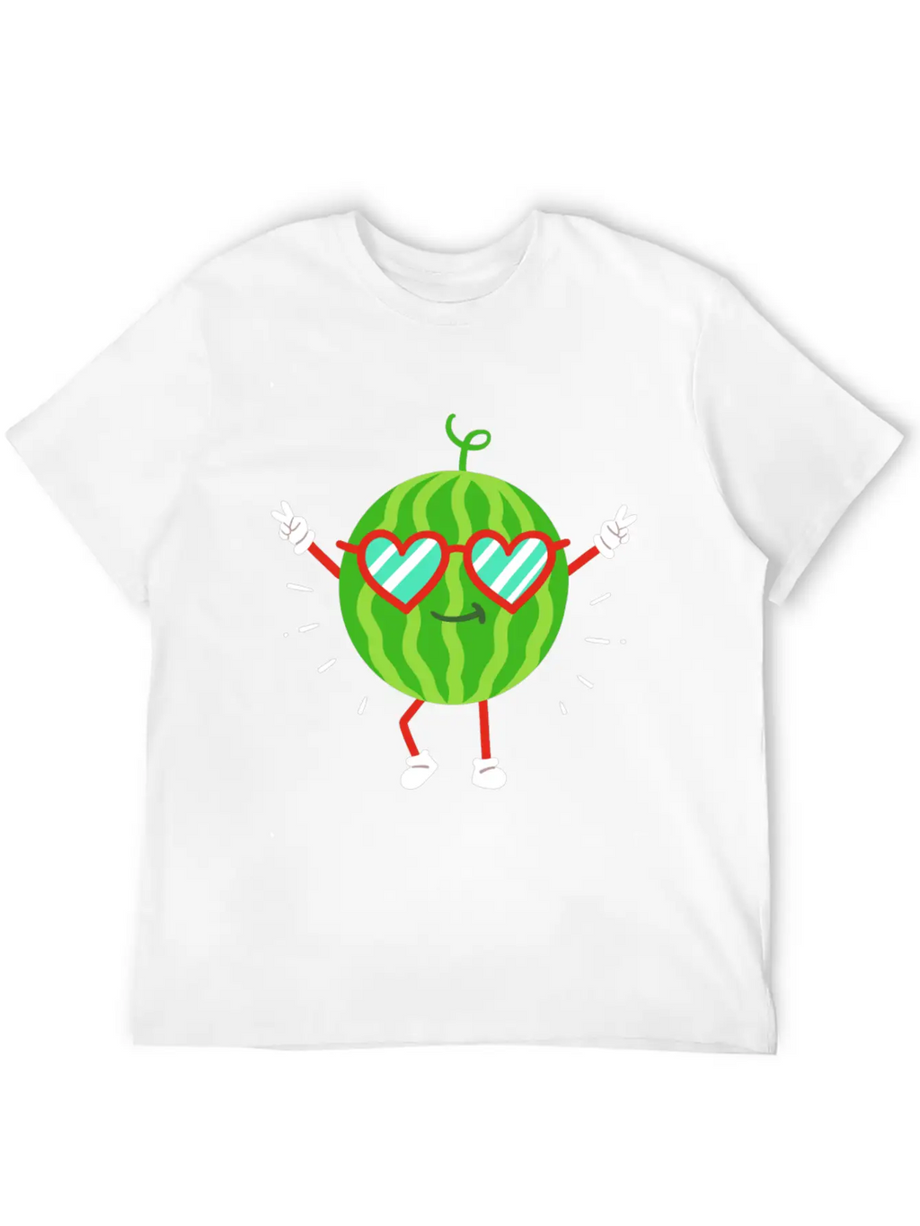 Watermelon Summer Kawaii Unisex Casual T-Shirt – Clean Design For Daily Comfort