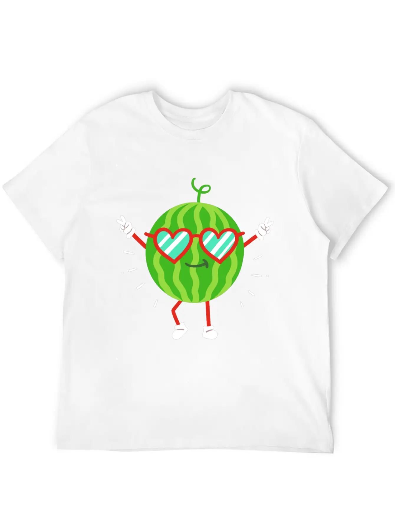 Watermelon Summer Kawaii Unisex Casual T-Shirt – Clean Design For Daily Comfort
