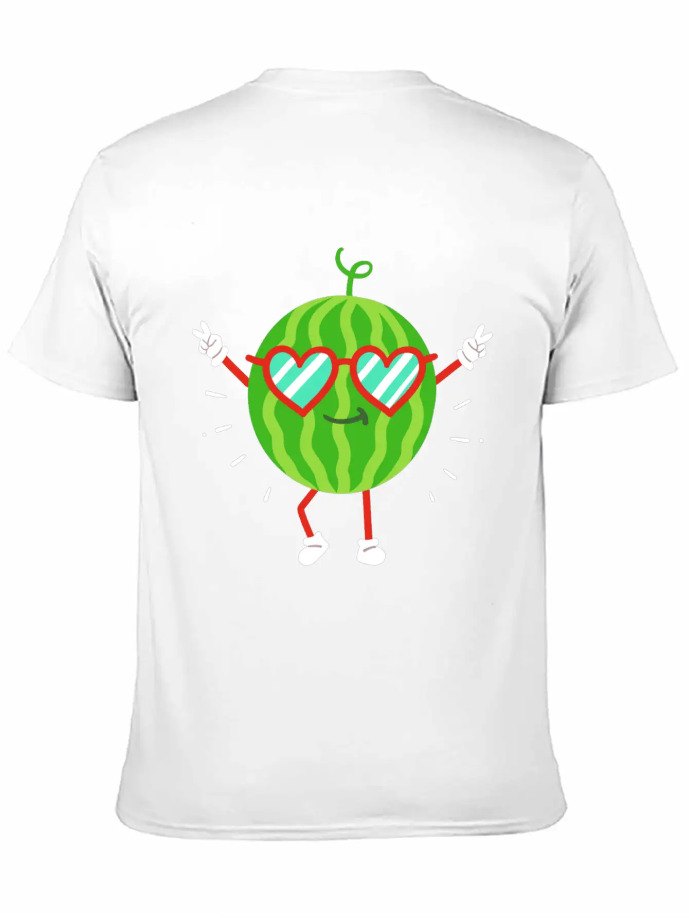 Watermelon Summer Kawaii Unisex Casual T-Shirt – Clean Design For Daily Comfort