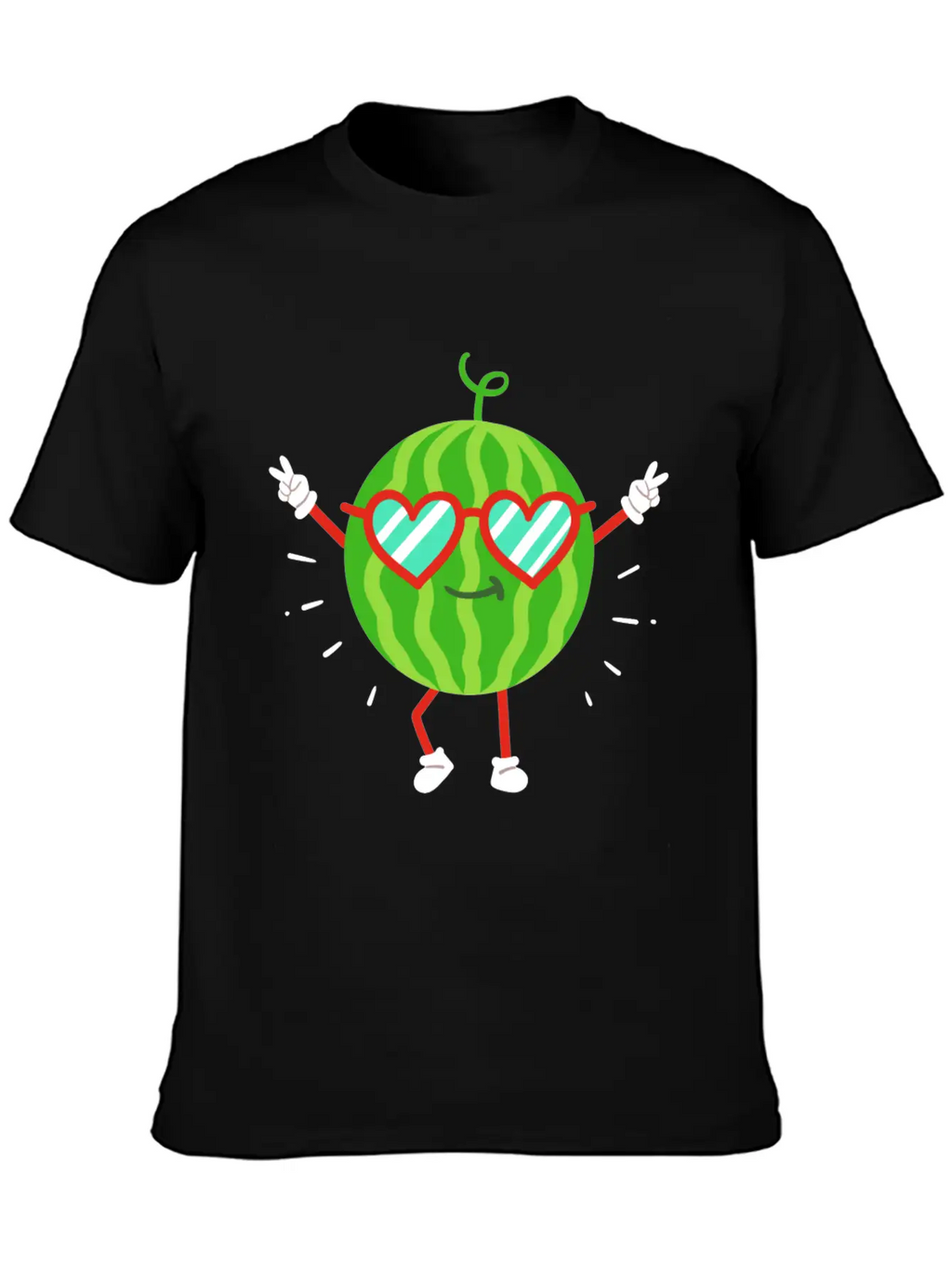 Watermelon Summer Kawaii Unisex Casual T-Shirt – Clean Design For Daily Comfort