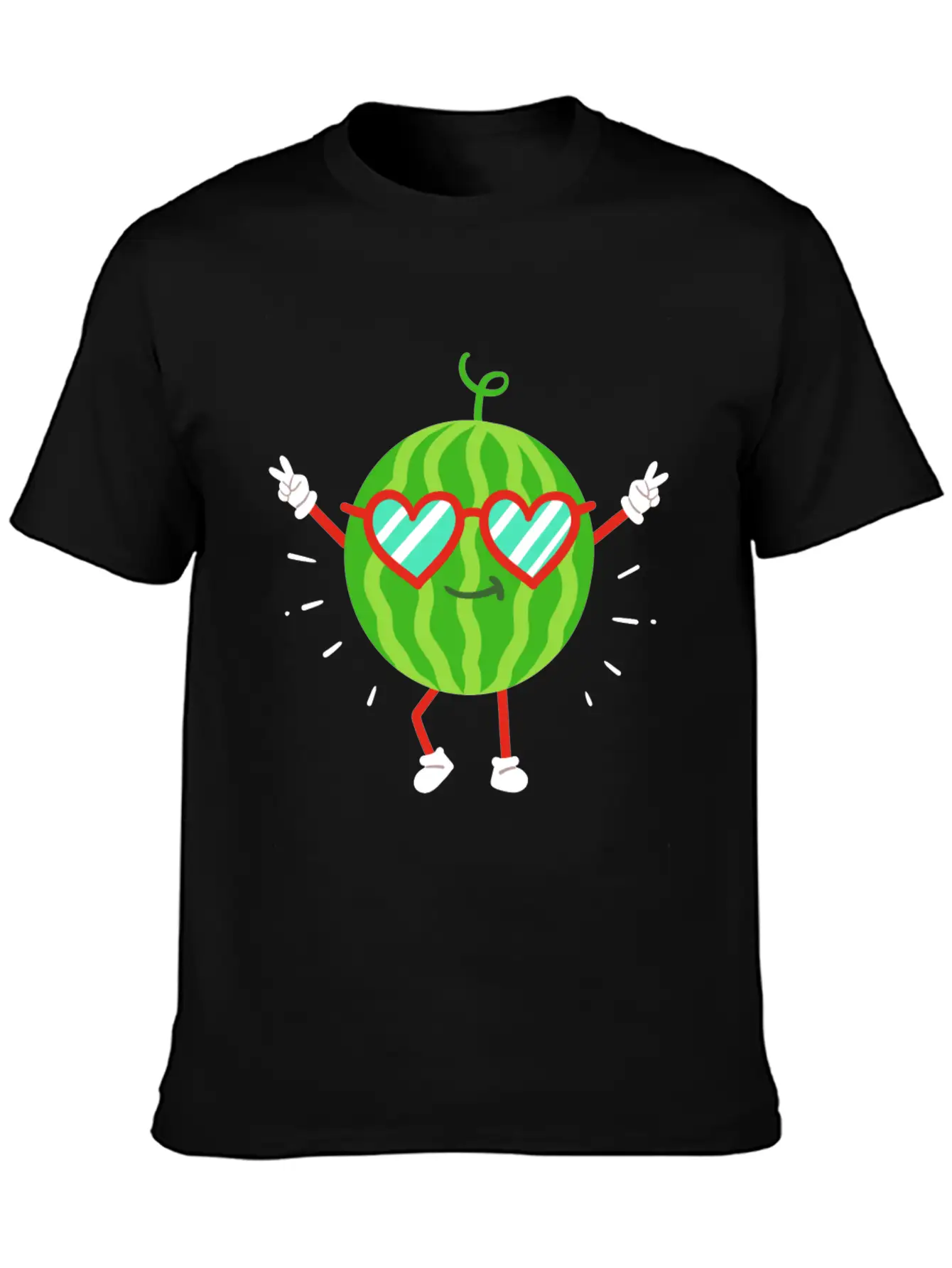 Watermelon Summer Kawaii Unisex Casual T-Shirt – Clean Design For Daily Comfort
