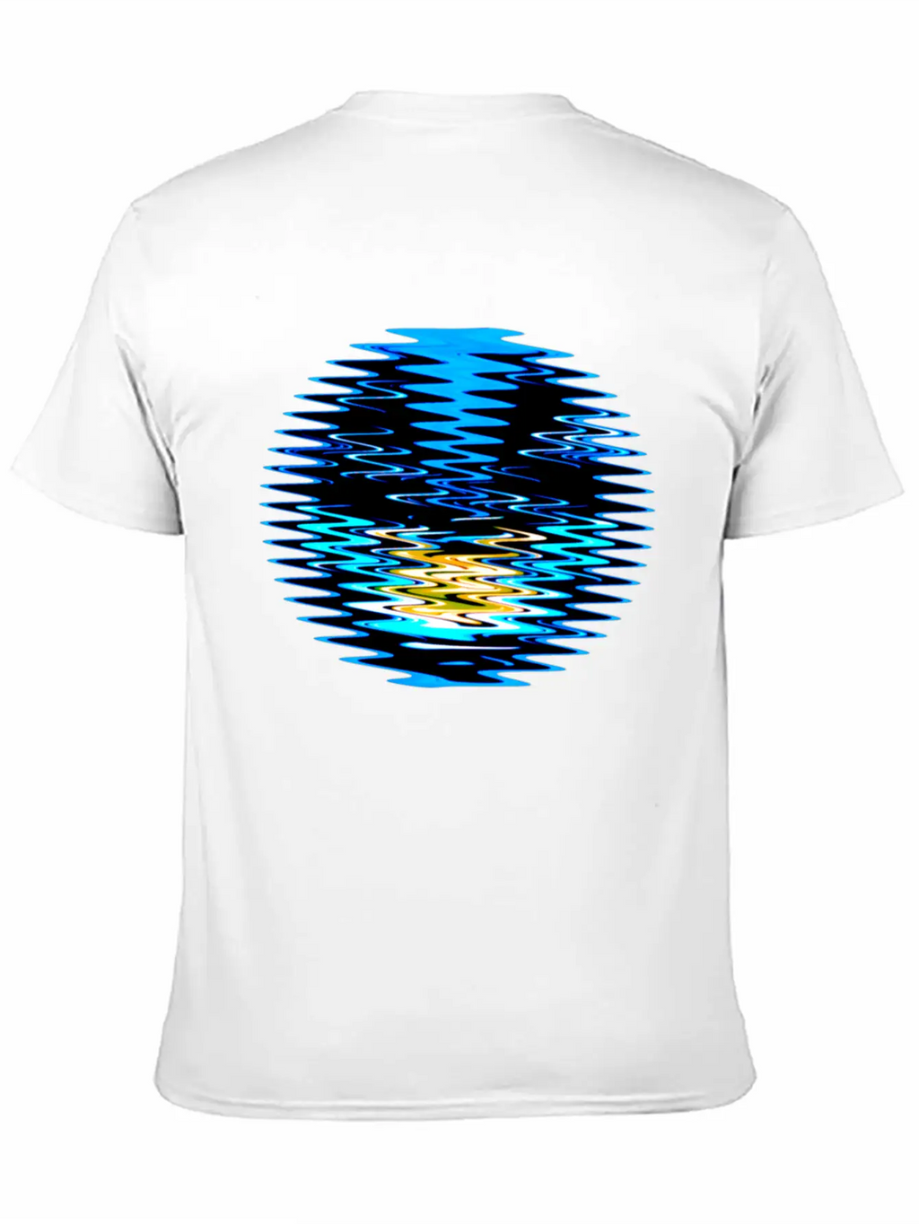 Wave Circle Unisex Casual T-Shirt – Clean Design For Daily Comfort