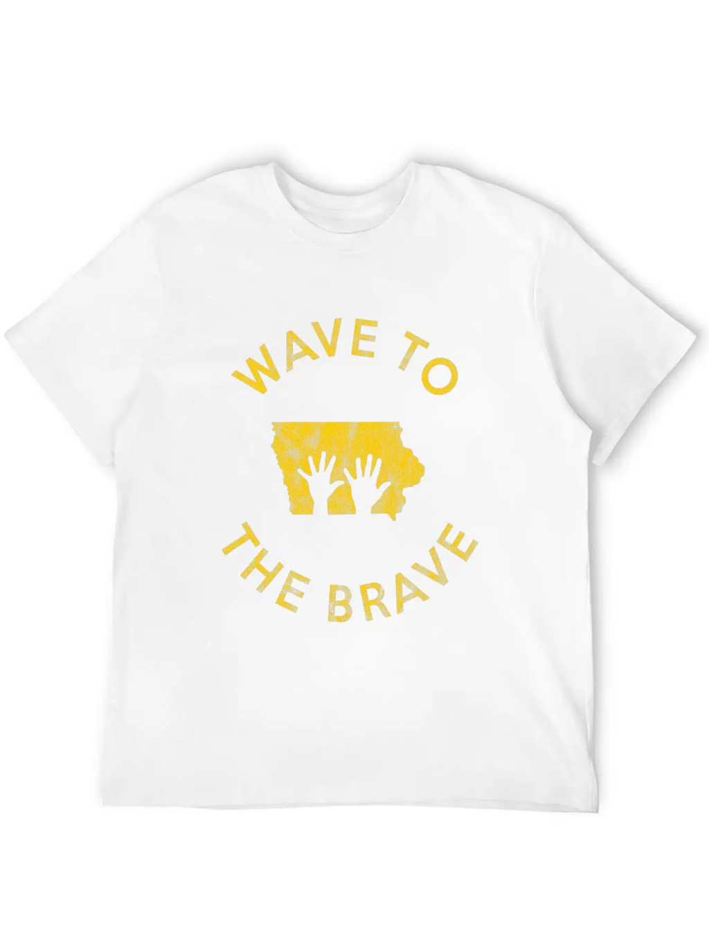 Wave To The Brave Iowa Children's Hospital Fan Stylish Everyday T-Shirt – Unisex Basic Cotton Tee