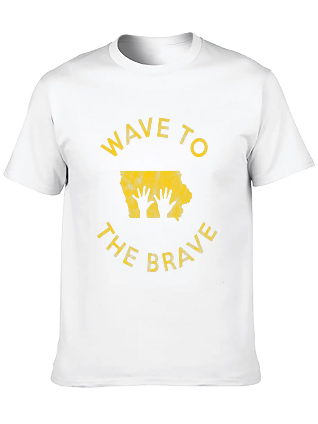Wave To The Brave Iowa Children's Hospital Fan Stylish Everyday T-Shirt – Unisex Basic Cotton Tee