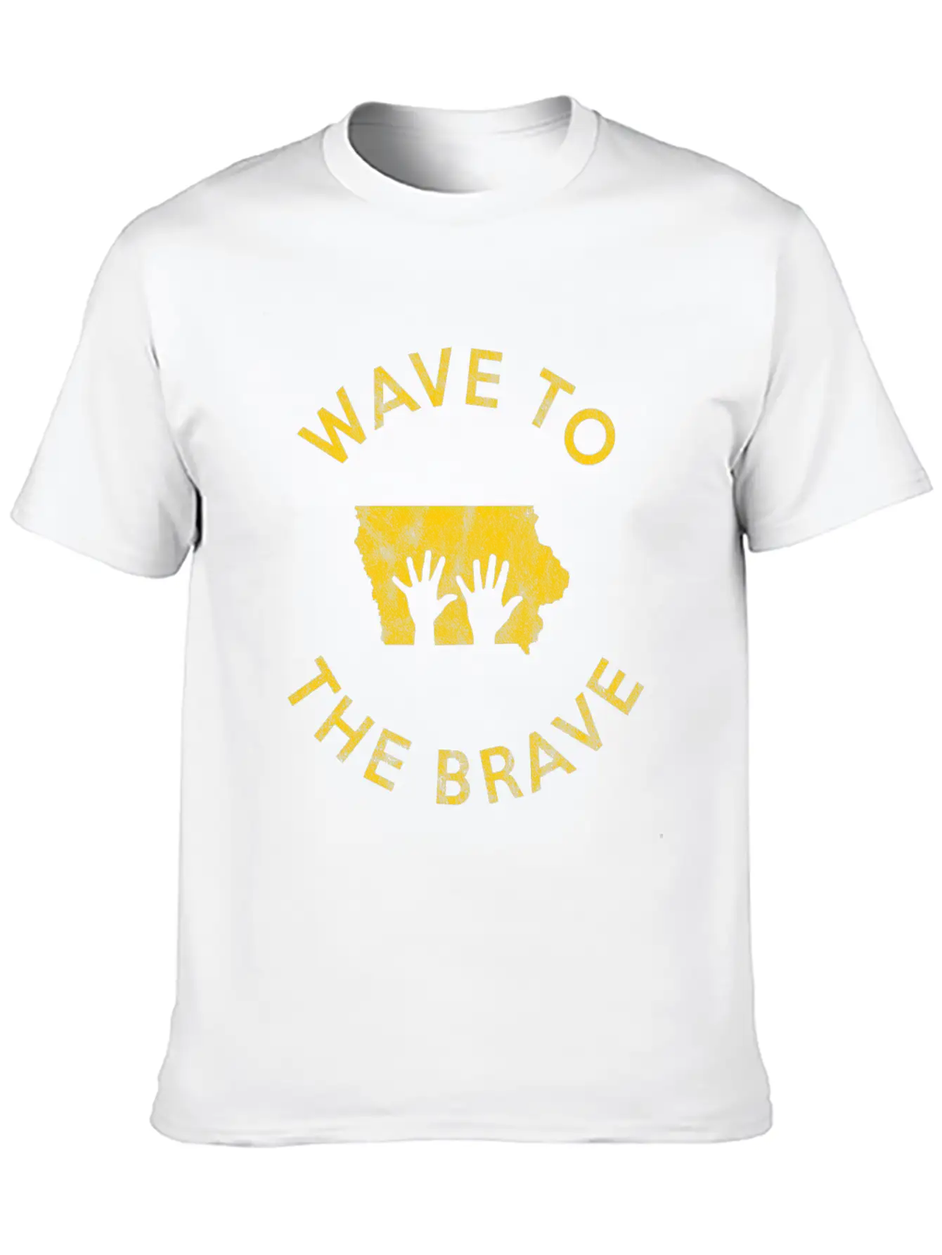 Wave To The Brave Iowa Children's Hospital Fan Stylish Everyday T-Shirt – Unisex Basic Cotton Tee