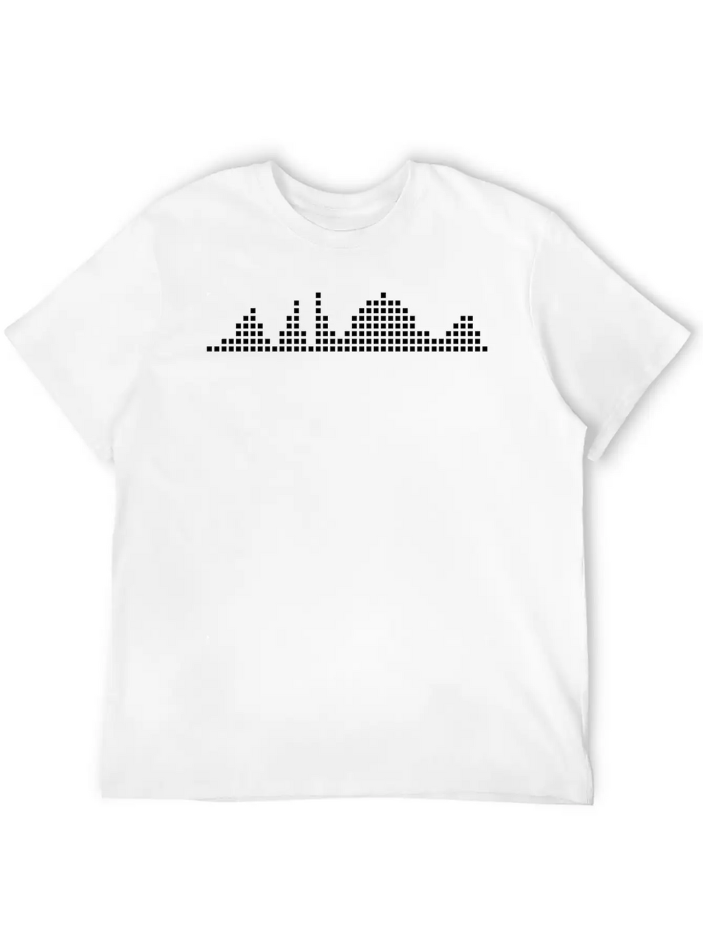 Waves Amplitude Rash Curve Diagram Music Unisex Casual T-Shirt – Clean Design For Daily Comfort
