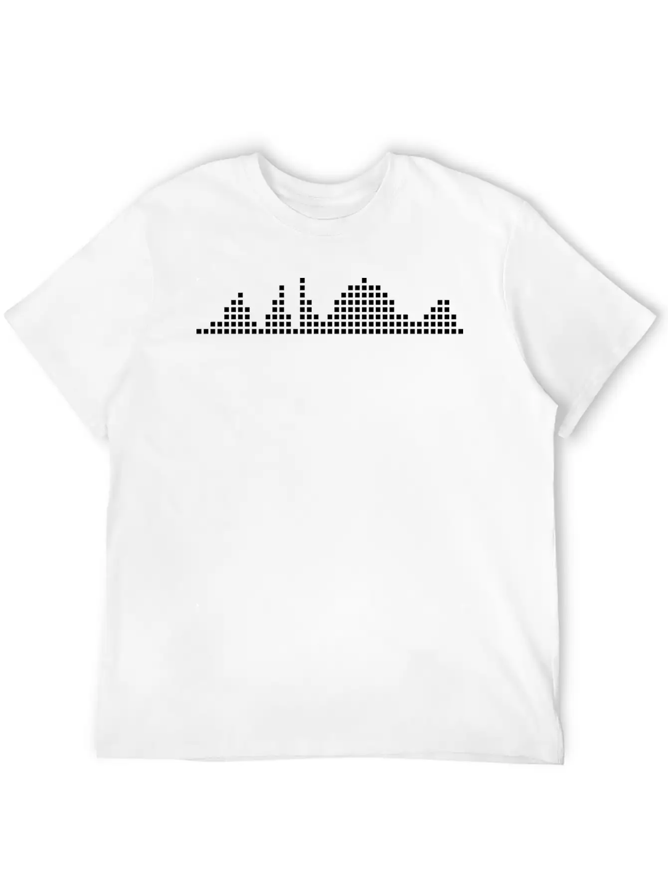 Waves Amplitude Rash Curve Diagram Music Unisex Casual T-Shirt – Clean Design For Daily Comfort