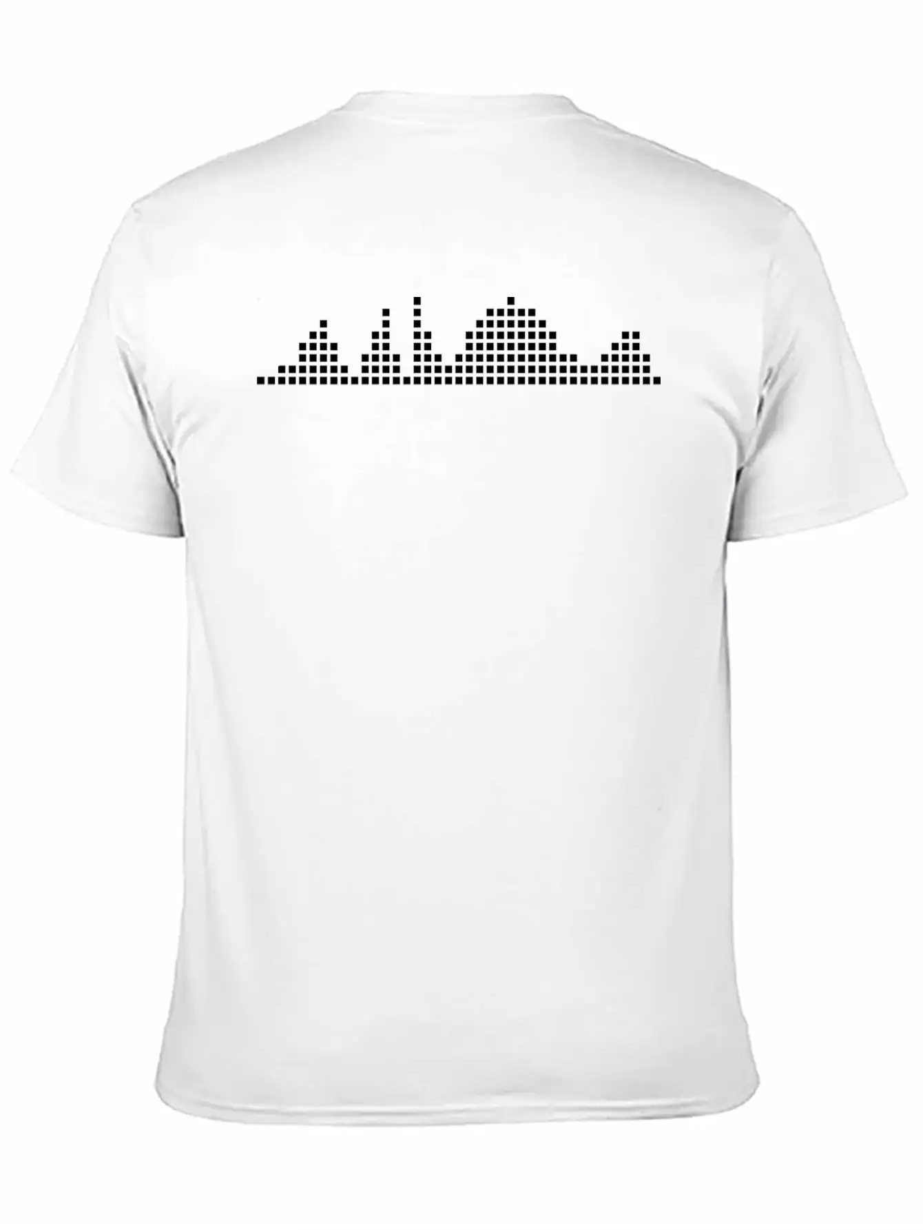 Waves Amplitude Rash Curve Diagram Music Unisex Casual T-Shirt – Clean Design For Daily Comfort