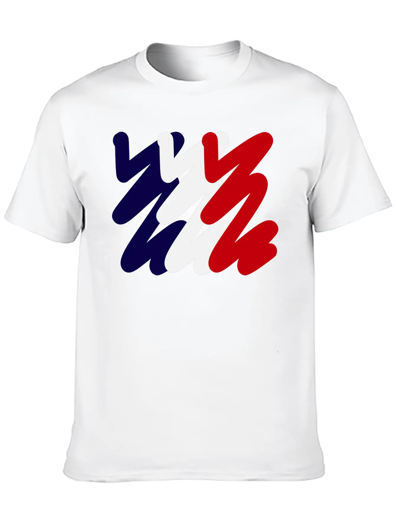 Waving Flag In The Wind Flags Customizable Colors Essential Cotton Tee For Daily Outfits – Unisex Style