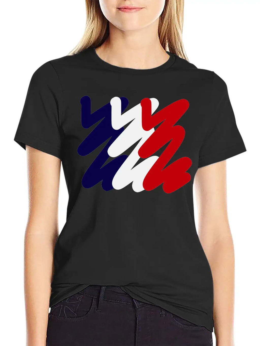 Waving Flag In The Wind Flags Customizable Colors Essential Cotton Tee For Daily Outfits – Unisex Style