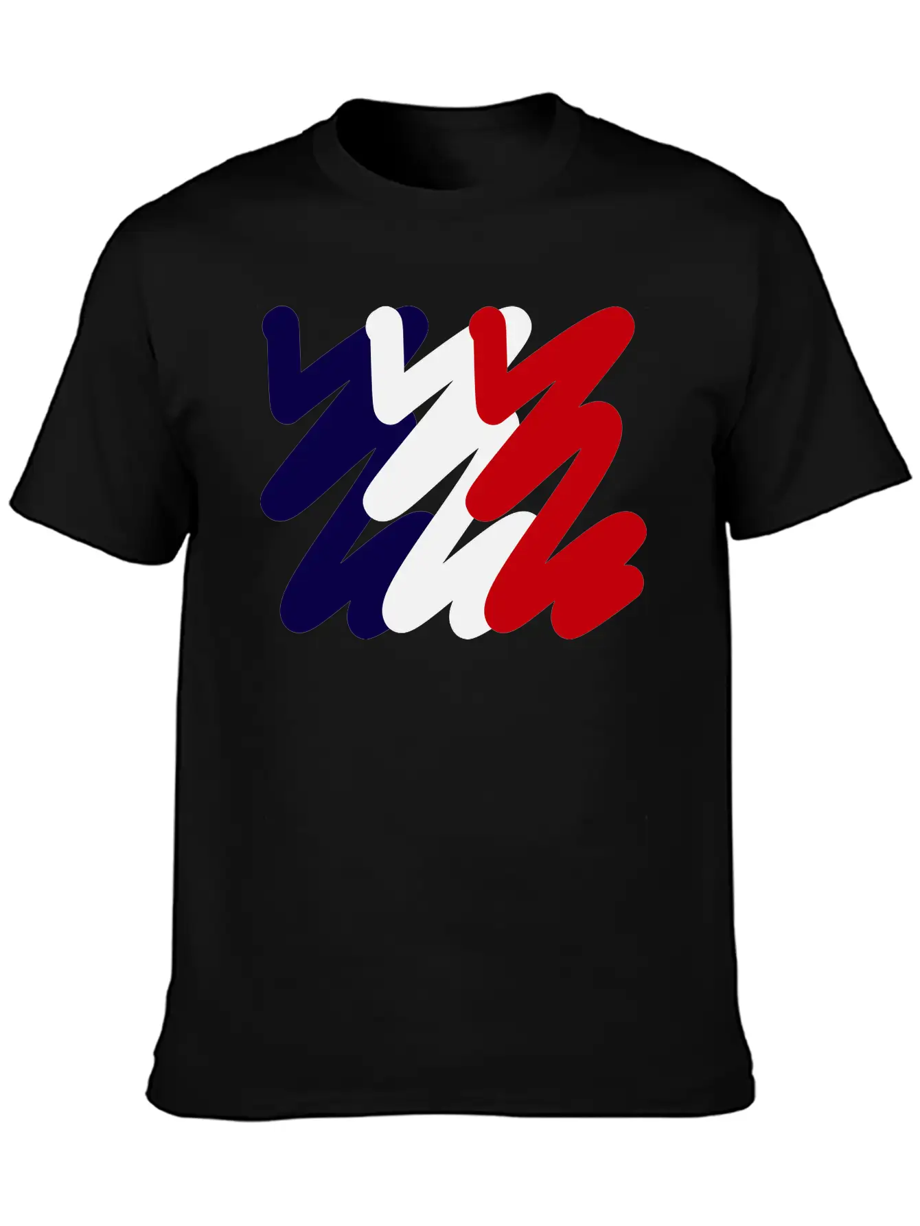Waving Flag In The Wind Flags Customizable Colors Essential Cotton Tee For Daily Outfits – Unisex Style
