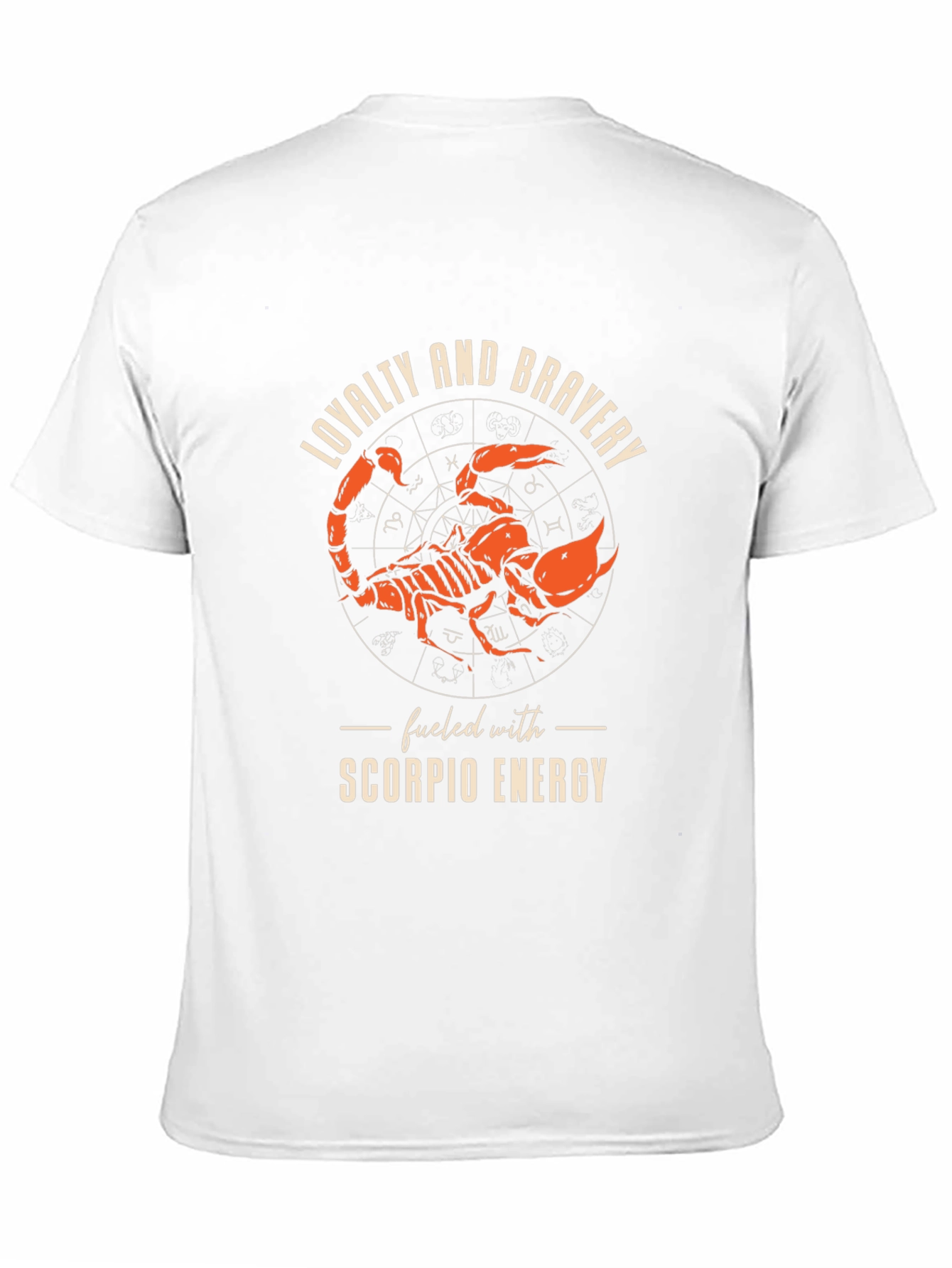 Scorpio Energy Graphic Tee - Loyalty & Bravery Design