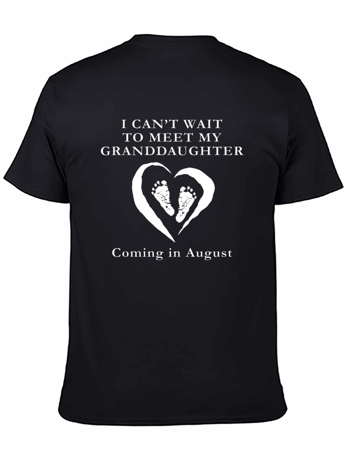 Granddaughter Announcement T-Shirt - August