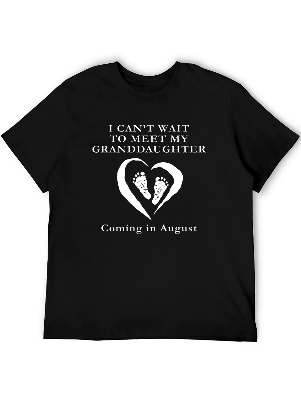 Granddaughter Announcement T-Shirt - August