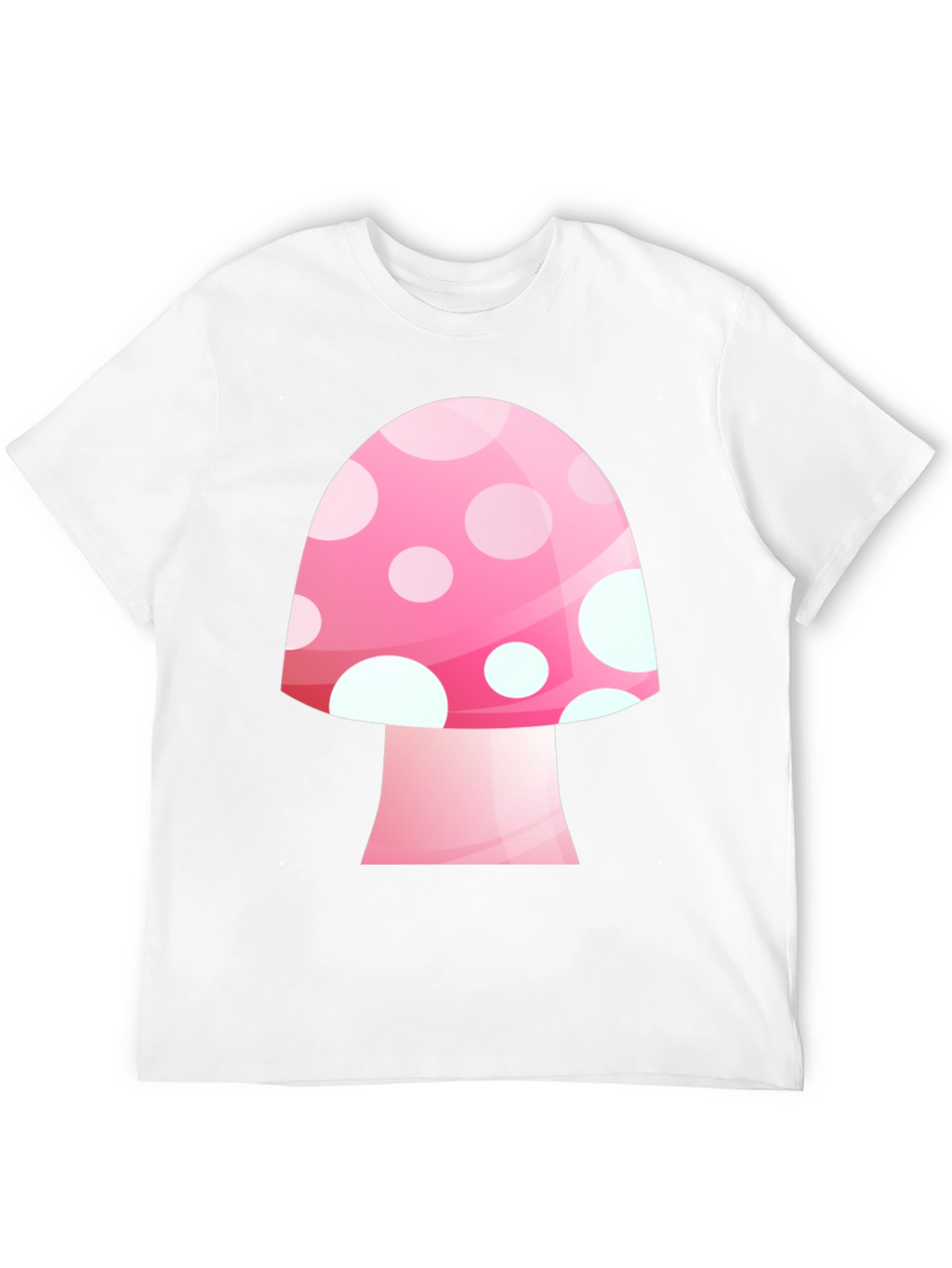 Mushroom Graphic Tee - Pink Funky Style