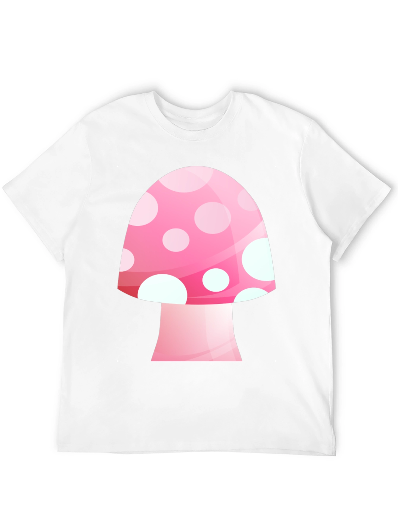 Mushroom Graphic Tee - Pink Funky Style