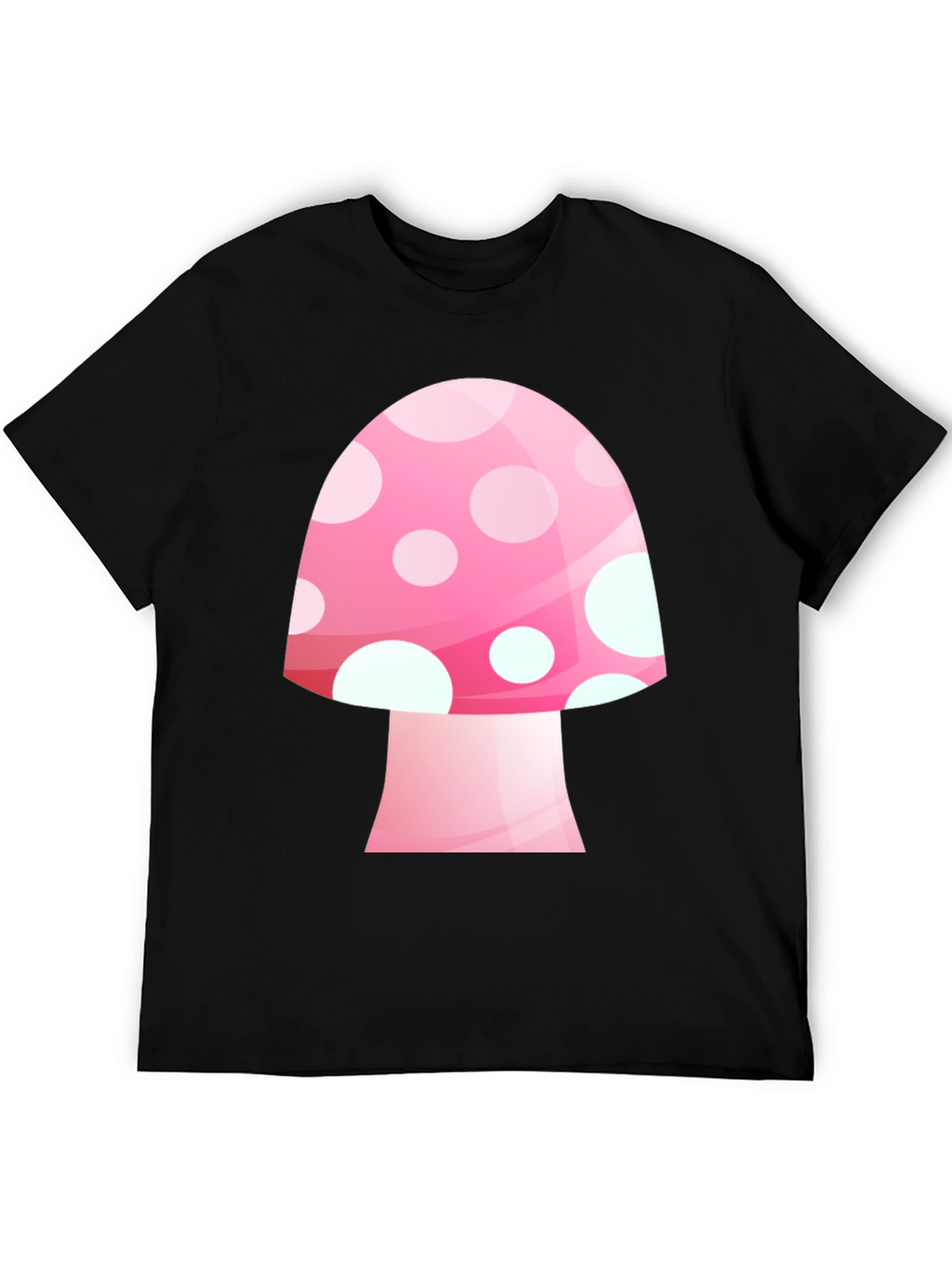 Mushroom Graphic Tee - Pink Funky Style