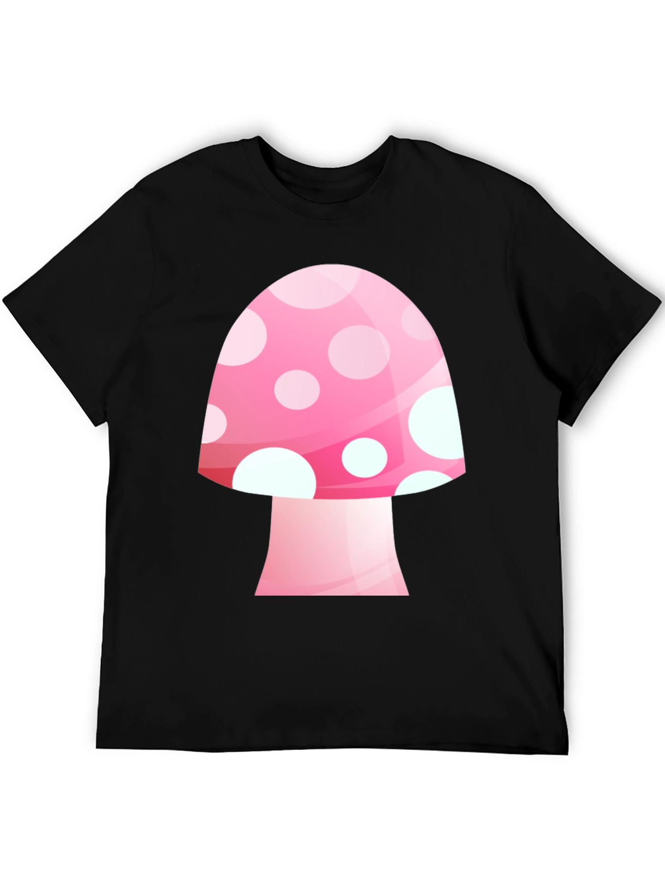 Mushroom Graphic Tee - Pink Funky Style