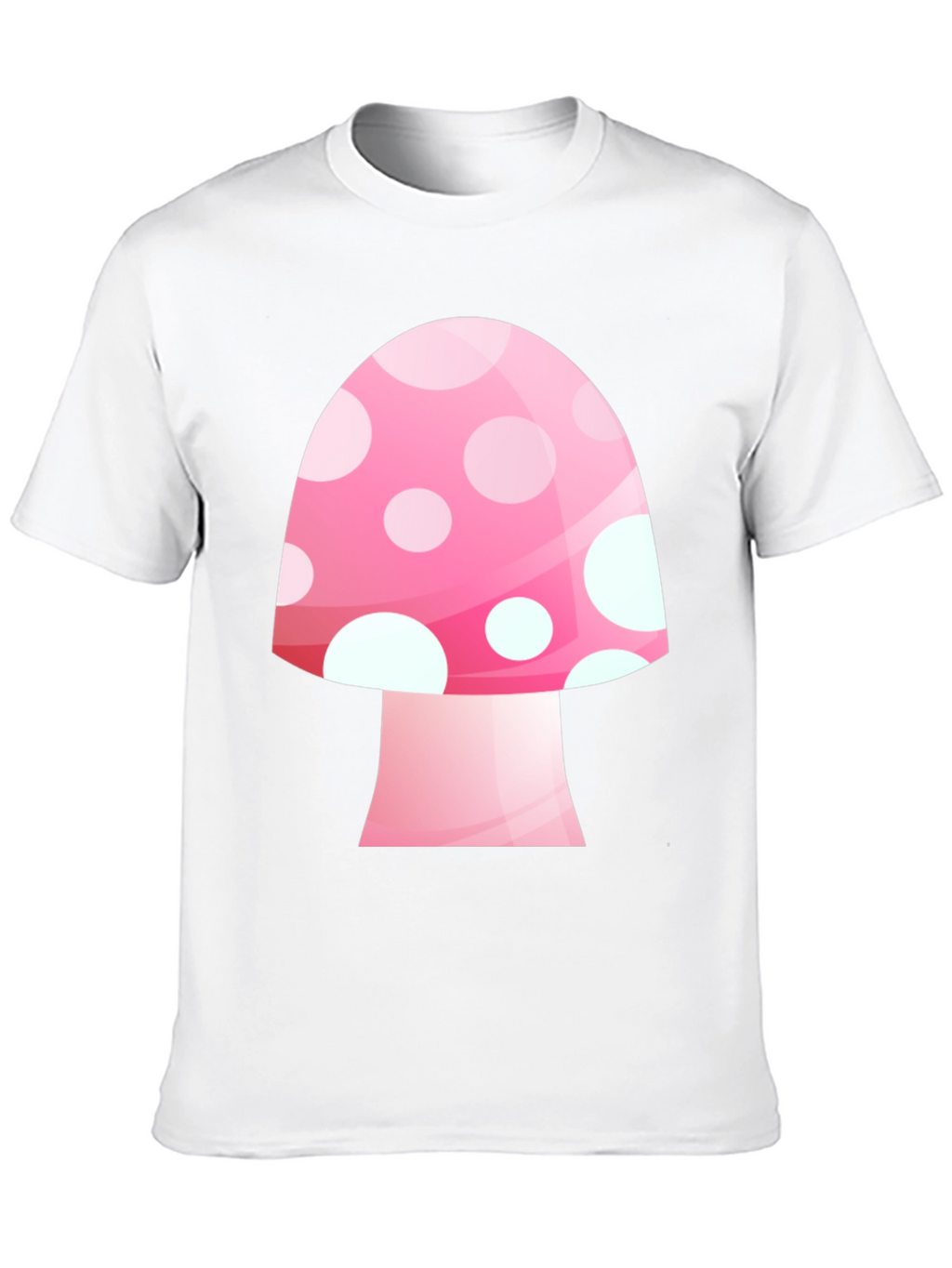 Mushroom Graphic Tee - Pink Funky Style