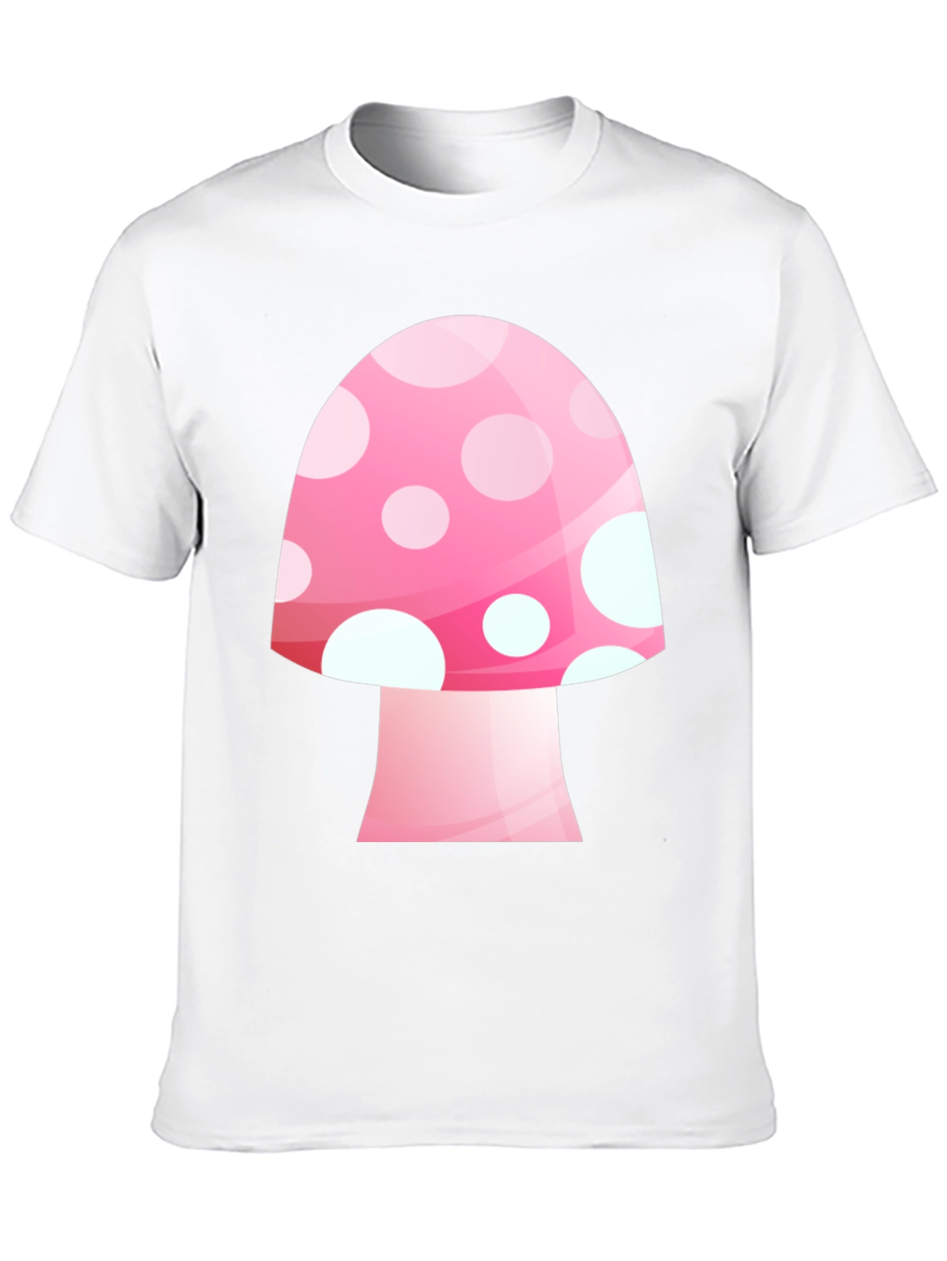 Mushroom Graphic Tee - Pink Funky Style