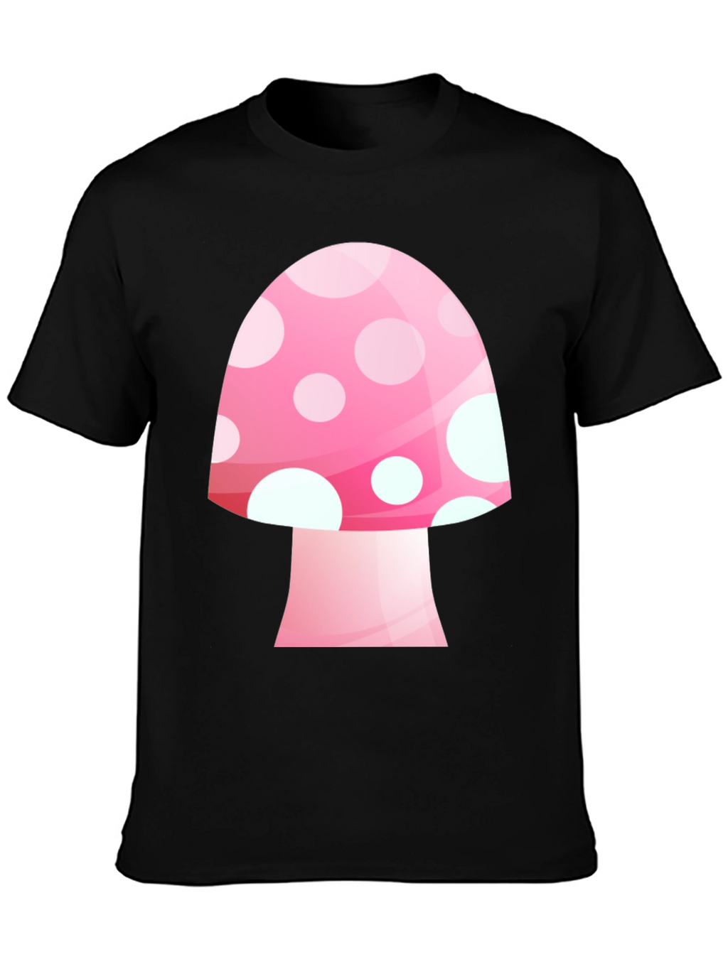Mushroom Graphic Tee - Pink Funky Style