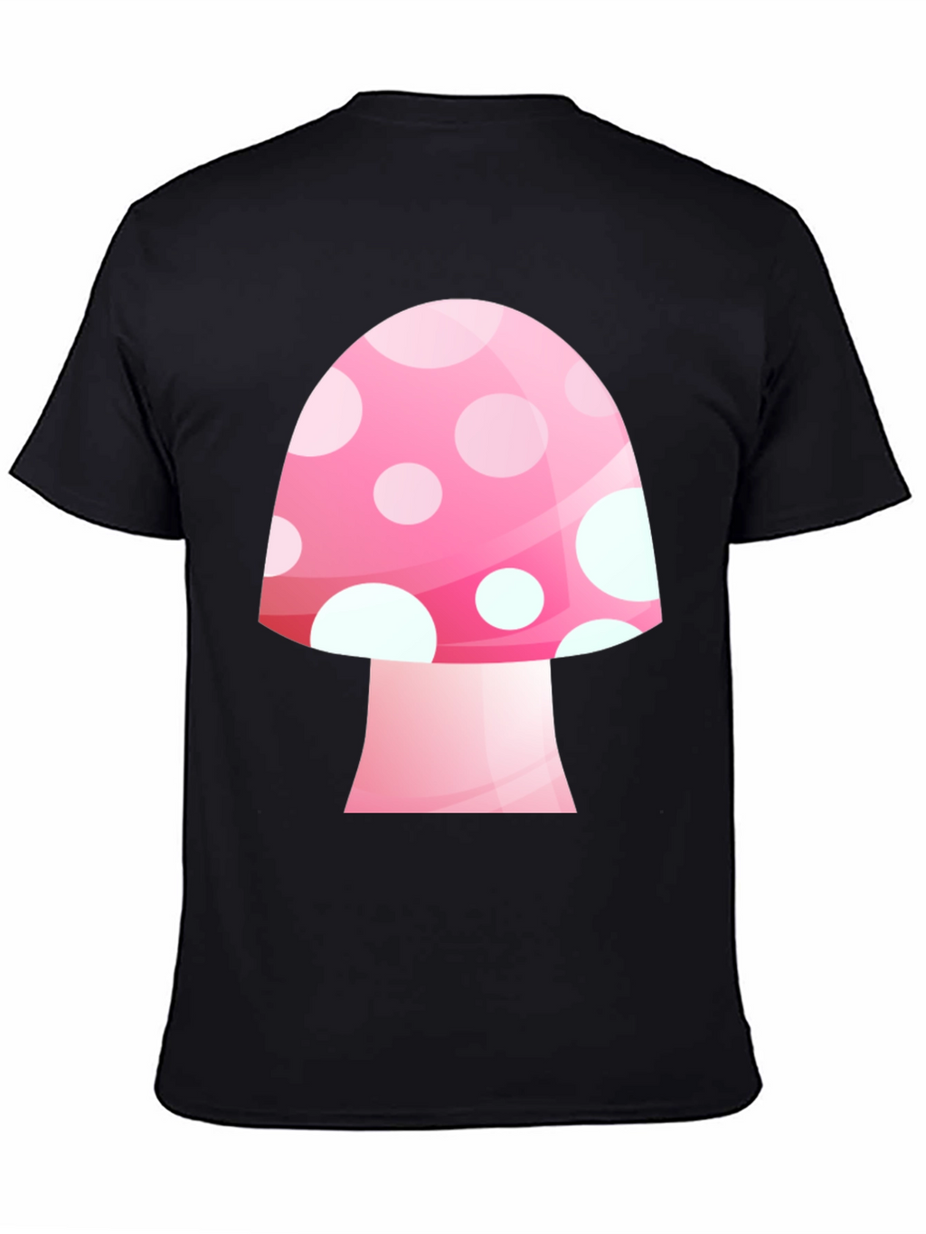 Mushroom Graphic Tee - Pink Funky Style