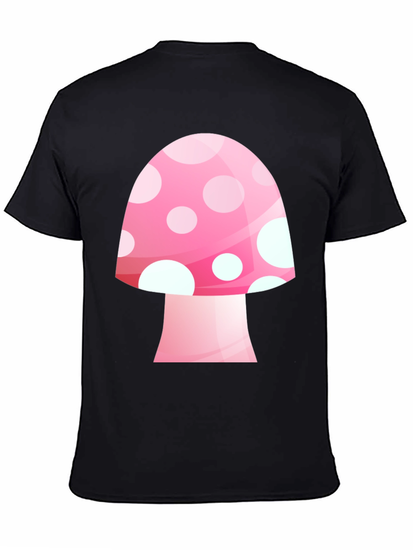 Mushroom Graphic Tee - Pink Funky Style