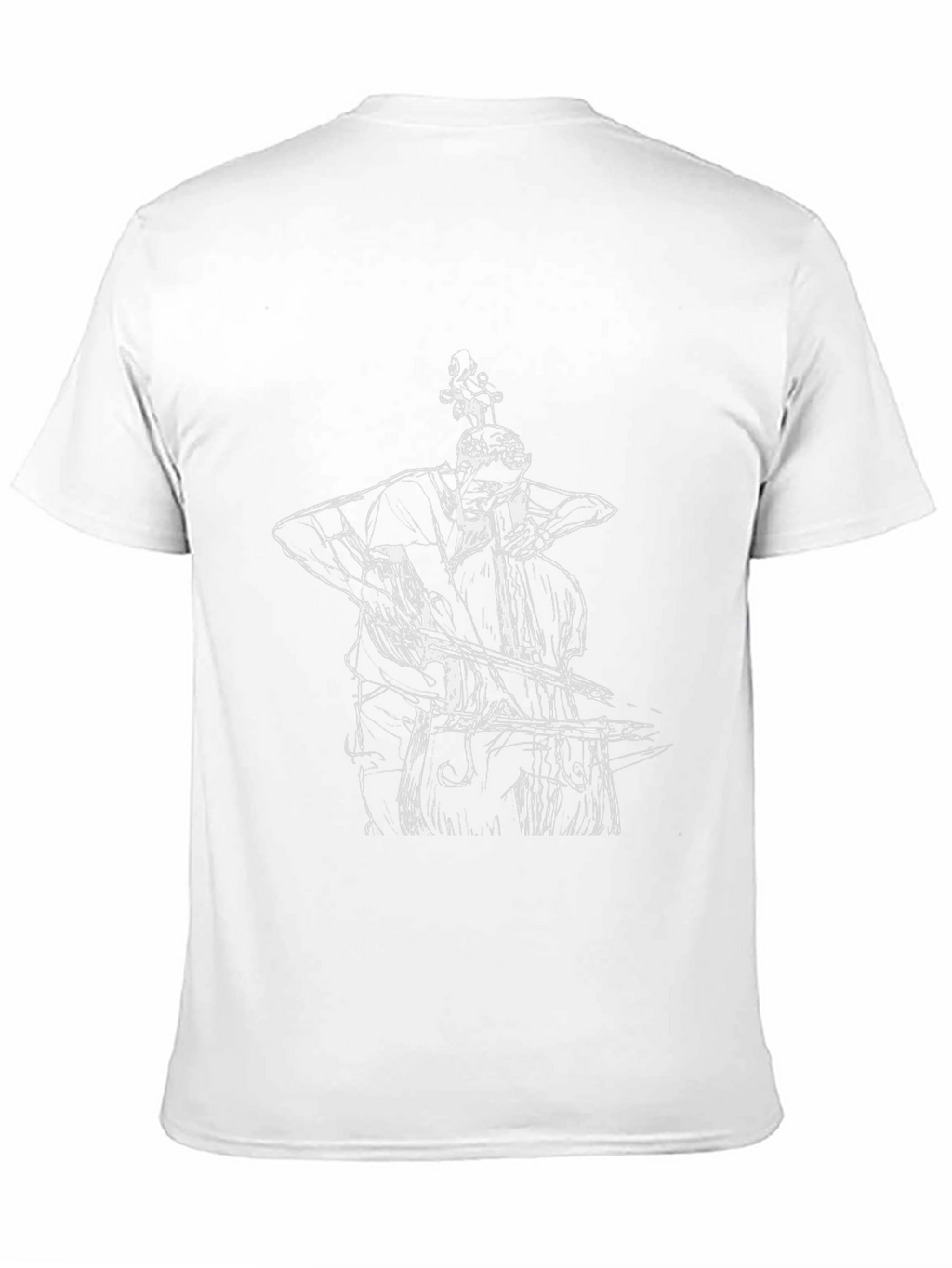Musician Graphic Tee - Bass Player Black T-Shirt