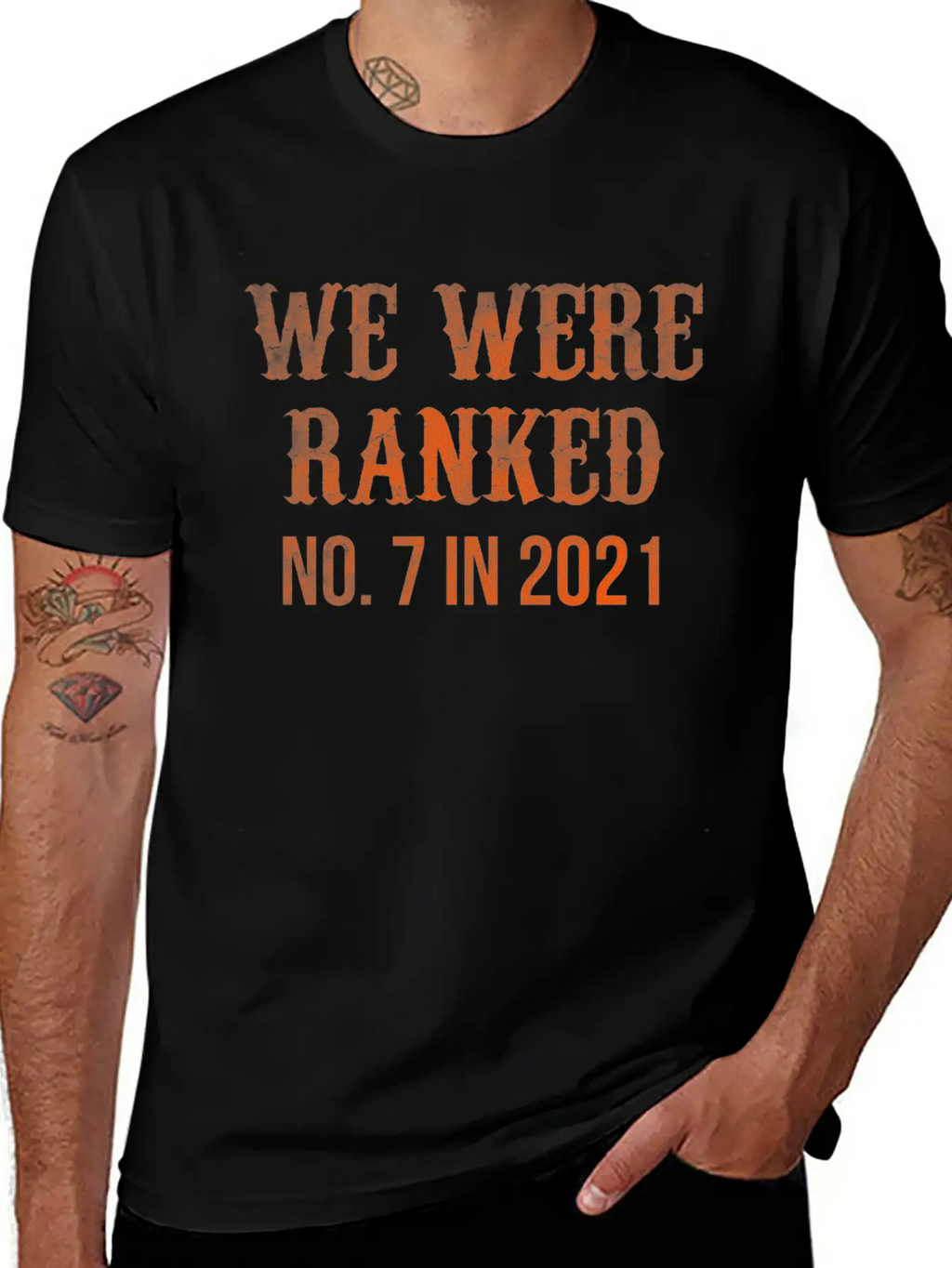 We Were Ranked No 7 In 2021 Unisex Short Sleeve Soft Cotton T-Shirt – Casual Everyday Wear