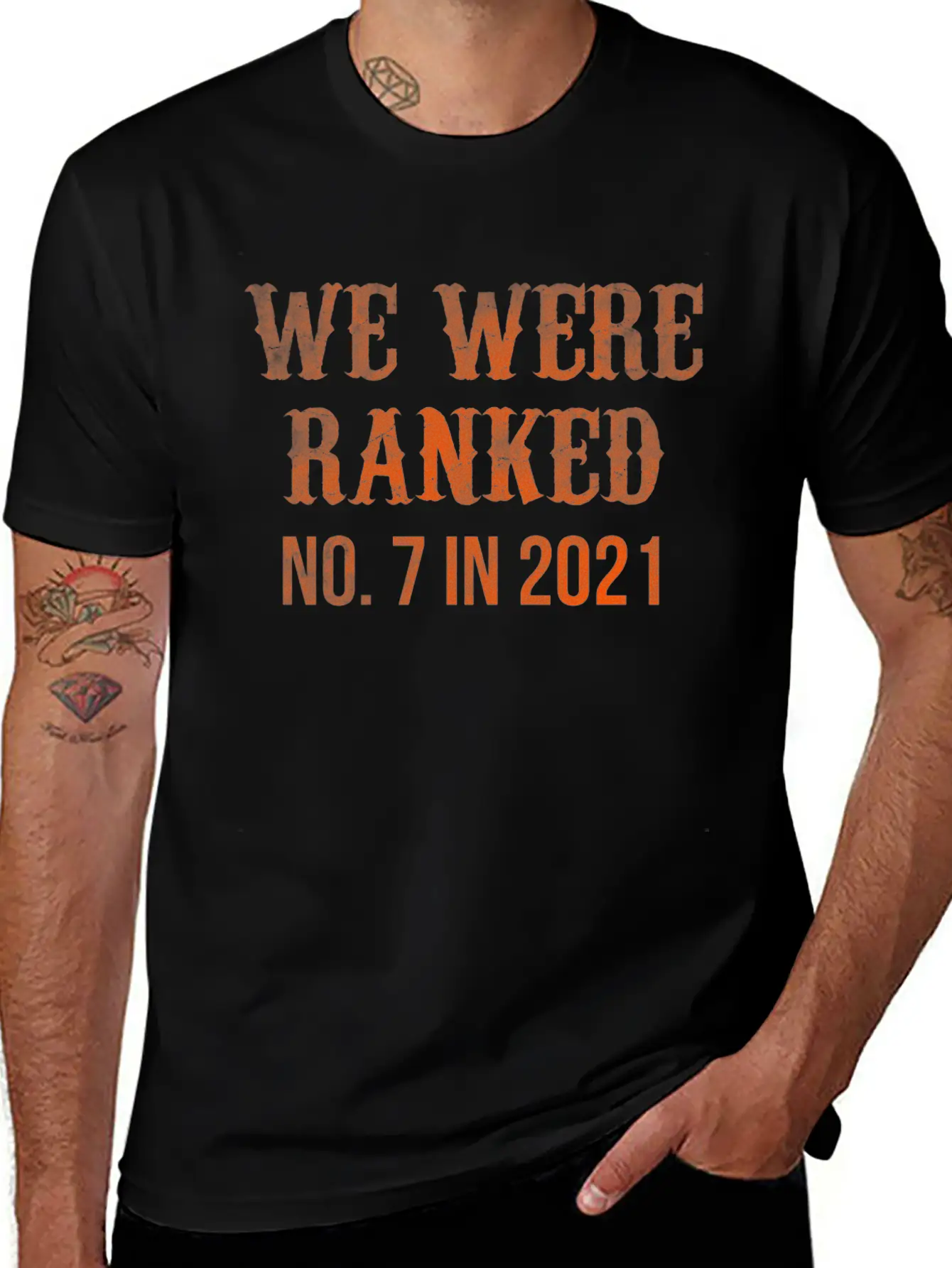 We Were Ranked No 7 In 2021 Unisex Short Sleeve Soft Cotton T-Shirt – Casual Everyday Wear
